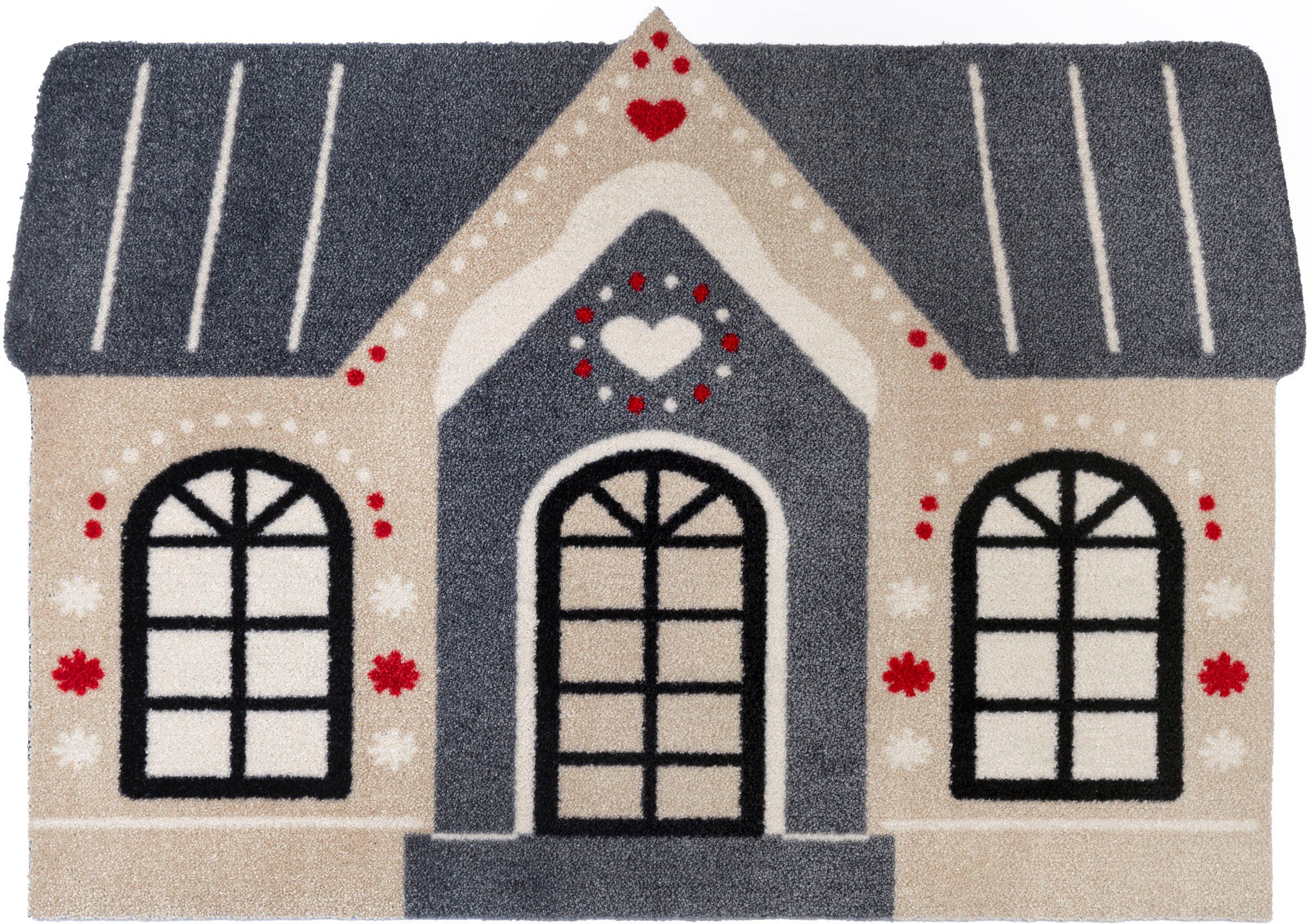 wash+dry by Kleen-Tex Fußmatte Cozy Cabin,