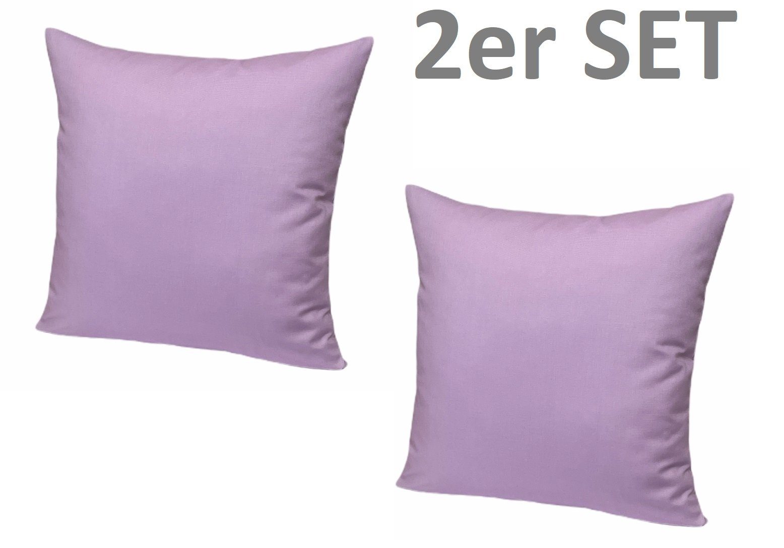 RoKo-Textilien Kissenbezug Kissenbezug 2er SET aus