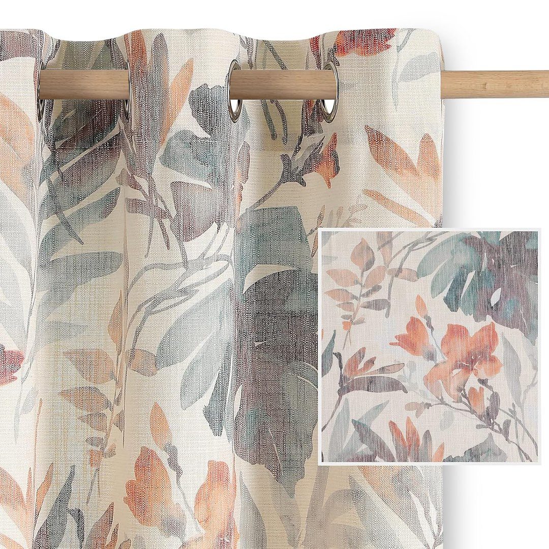 Restilo Gardine Gardine Ösen Vorhang Viskose