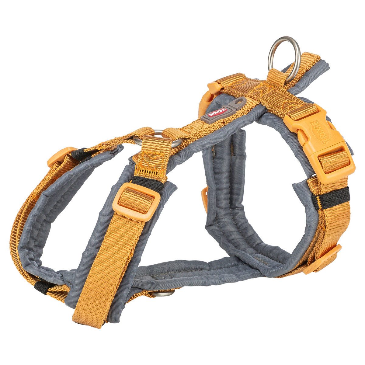 TRIXIE Hunde-Geschirr Premium Trekking Geschirr curry/grafit