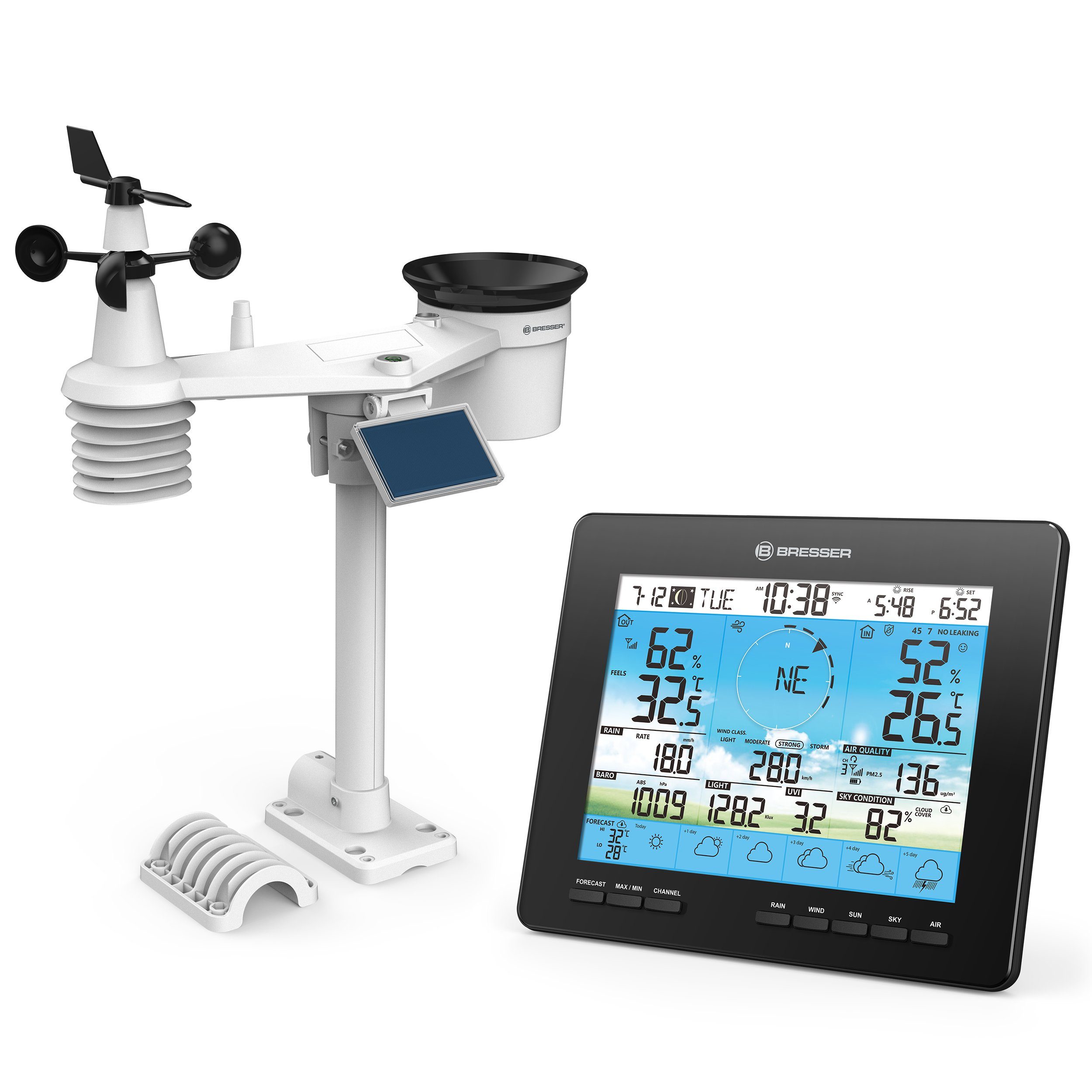 BRESSER BRESSER 6-Tage 4CAST PRO WLAN-Wetterstation