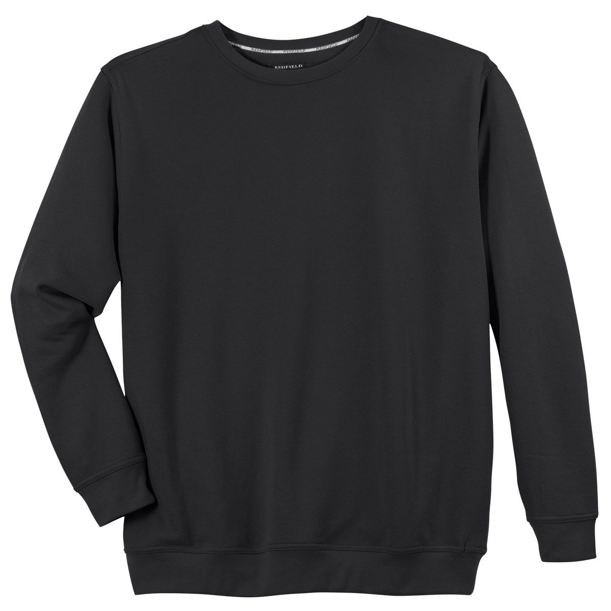 redfield Sweater Redfield Rundhals Sweatshirt schwarz