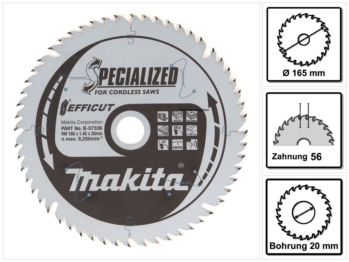 Makita Kreissägeblatt Makita EFFICUT Kreissägeblatt für