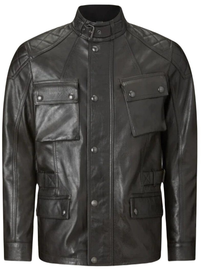 Belstaff Motorradjacke Turner Motorrad Lederjacke protektoren
