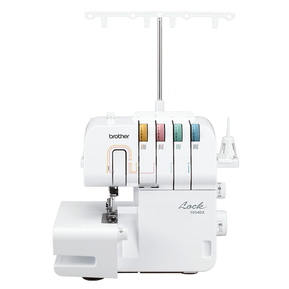 Brother Nähmaschine Overlock 1034DX, Freiarmnähen, Nähfuß
