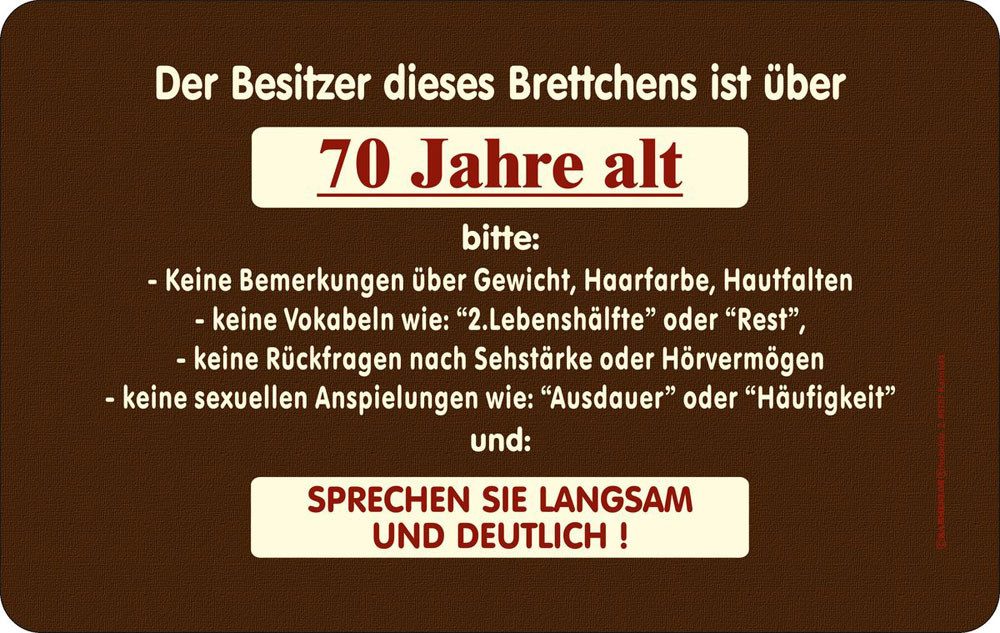 Frühstücksbrett Birthday / Geburtstag - Frühstücksbrettchen