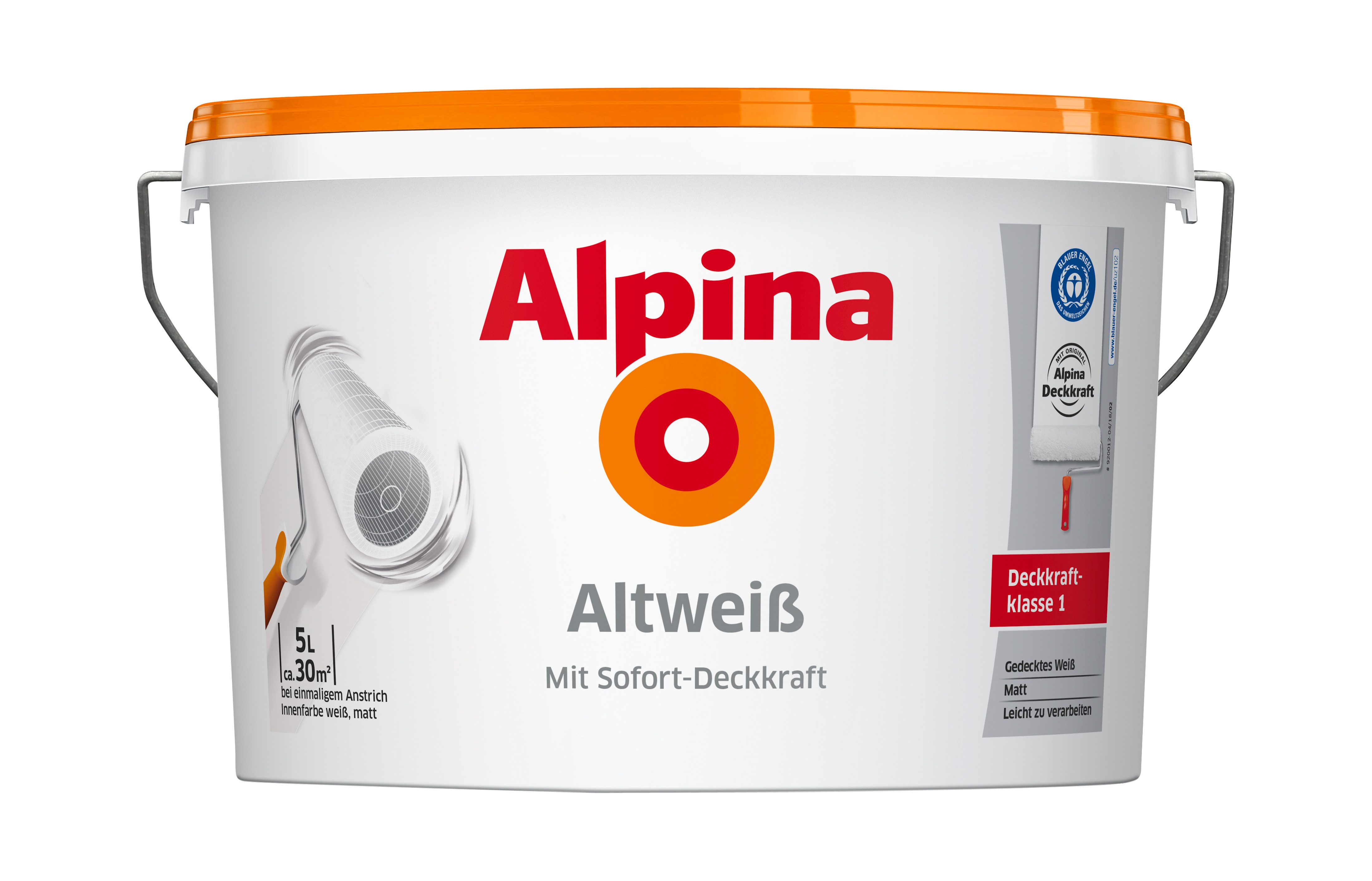 Alpina Wandfarbe Altweiß matt