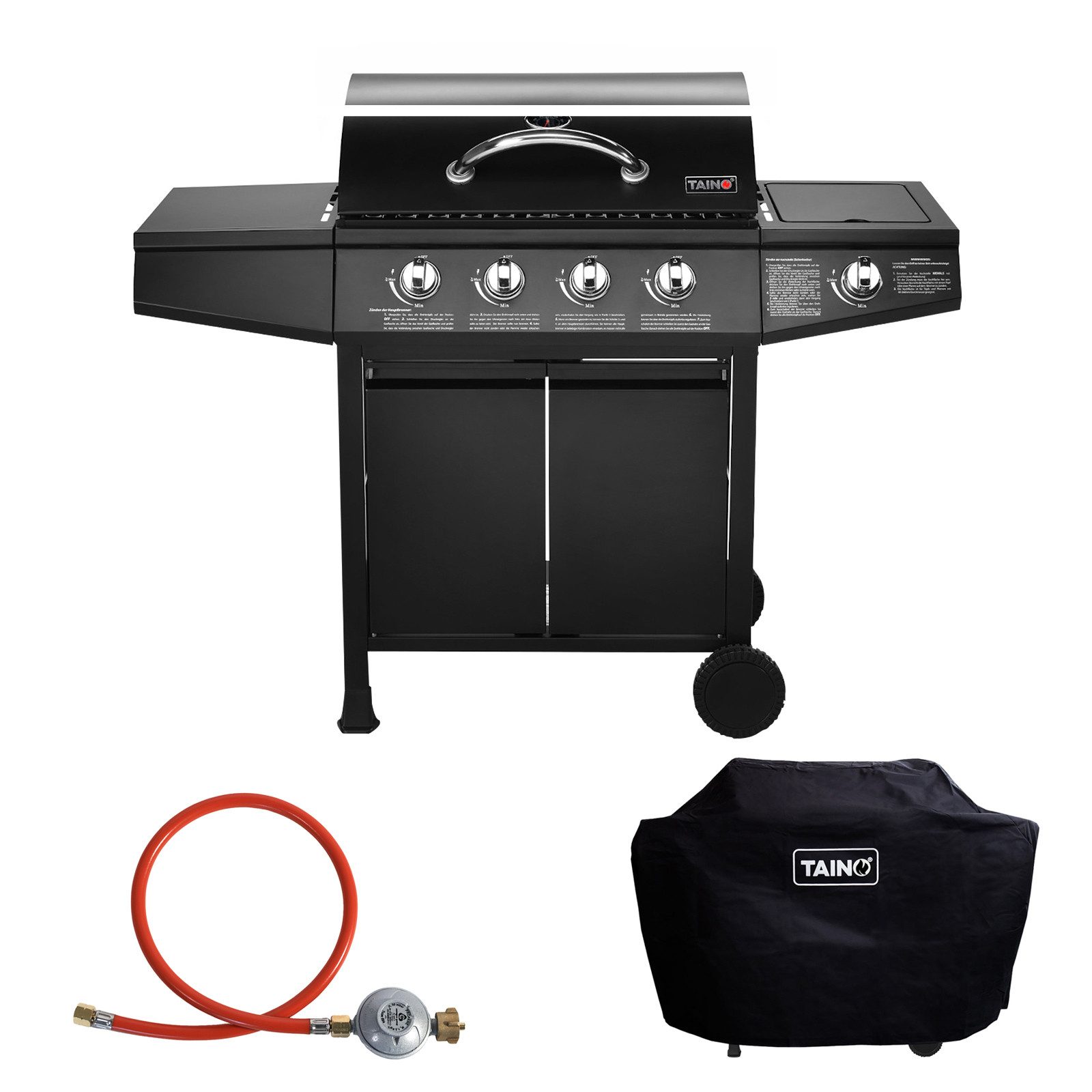 TAINO Gasgrill BASIC 4+1, Gasgrill mit