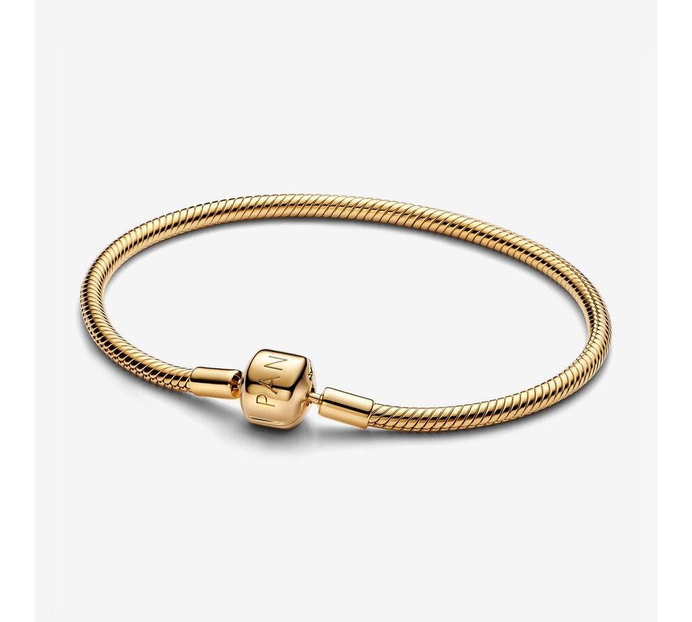 Pandora Charm-Armband PANDORA Schlangen-Gliederarmband mit Kugelverschluss