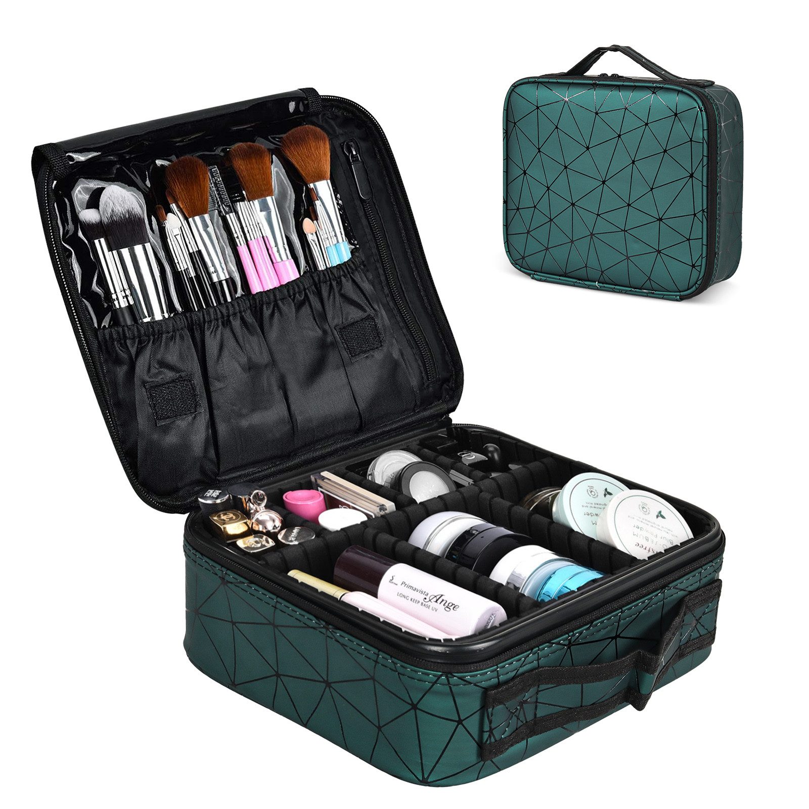 CALIYO Kosmetik-Koffer Kosmetiktasche Portable Reise Make