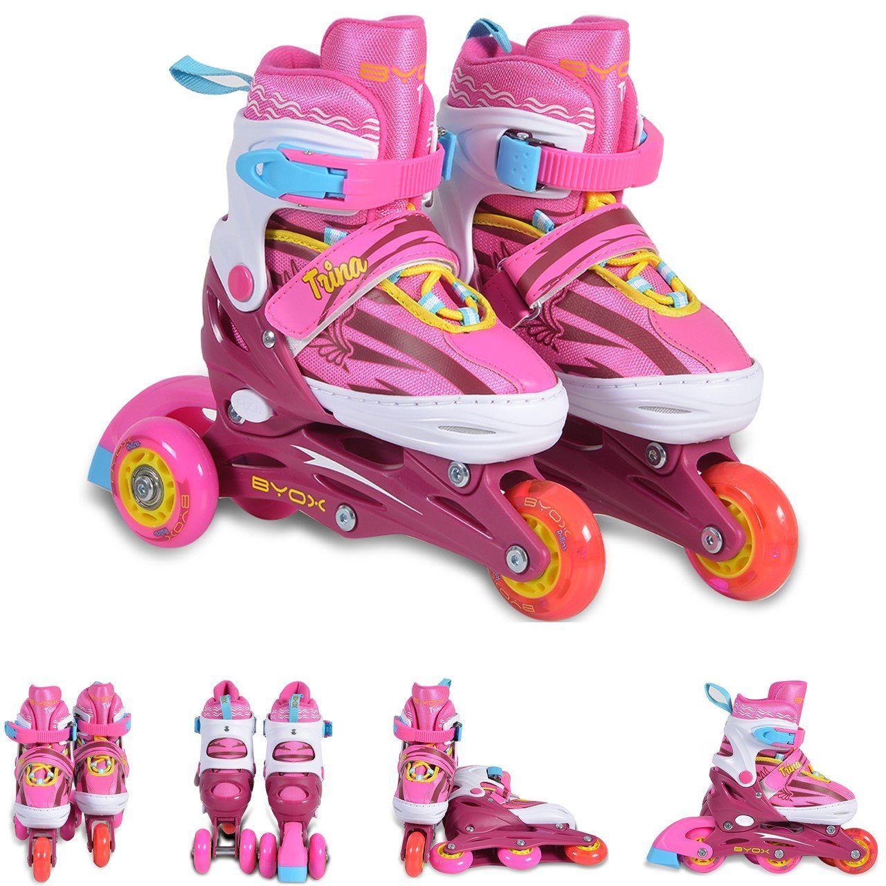 Byox Inlineskates Inliner Kinder Trina 3