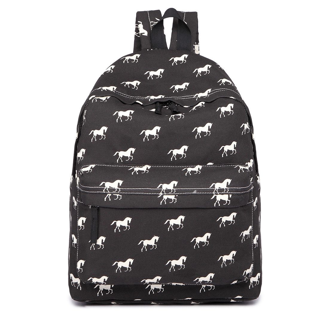 KONO Schulrucksack Schultasche Mädchen Teenager Damen
