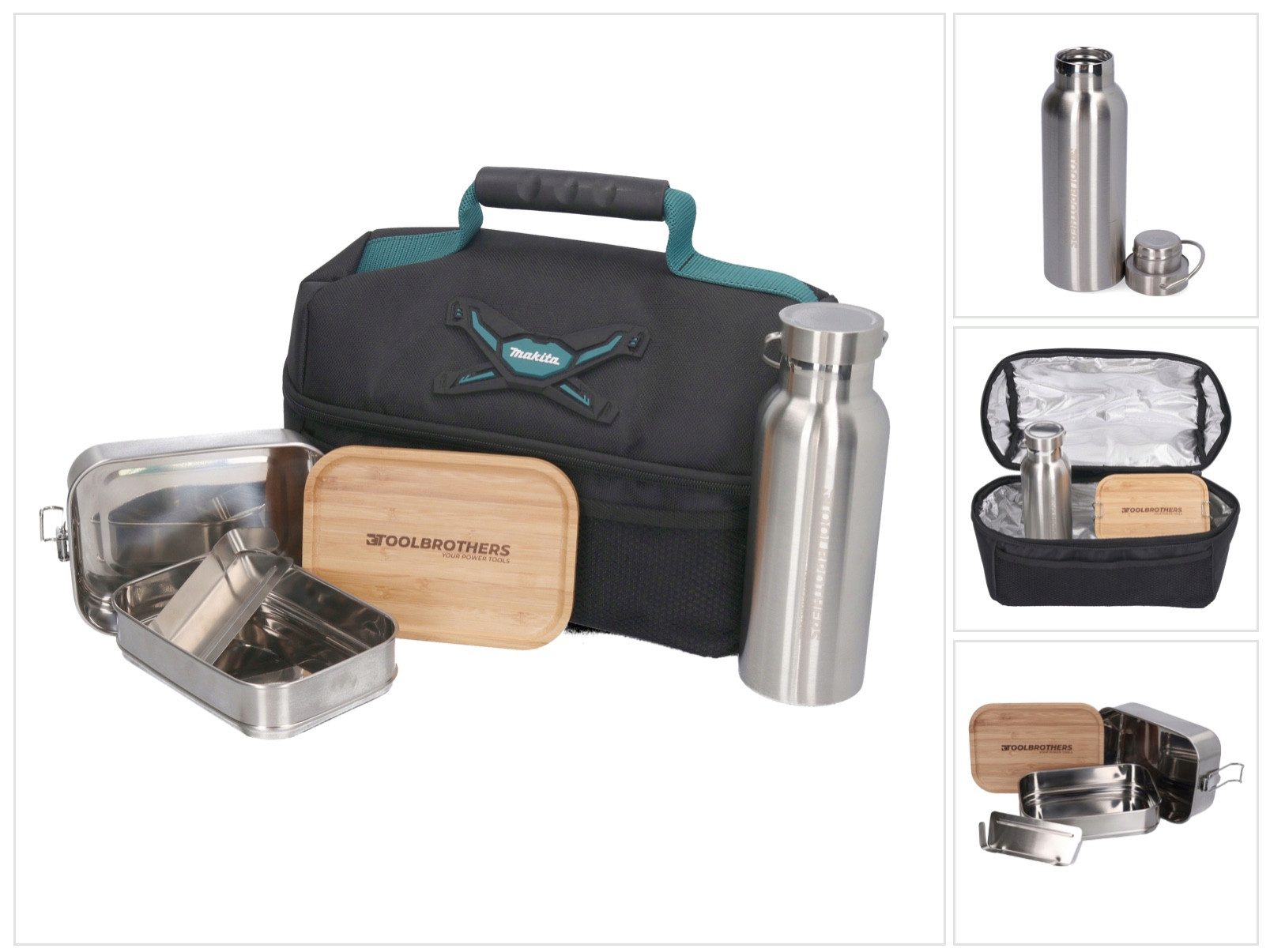 Makita Werkzeugkoffer Lunchpaket mit Makita Isoliertasche