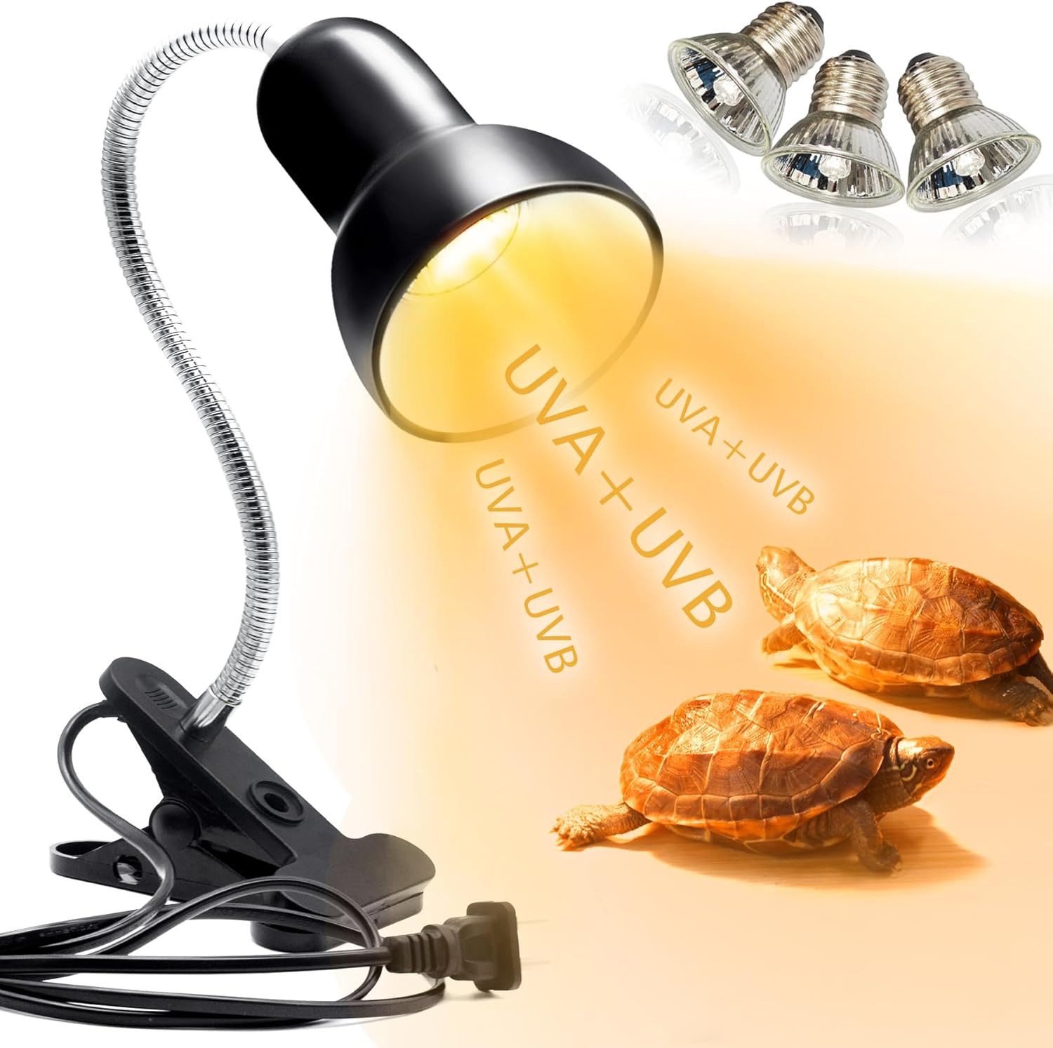 FELIXLEO Infrarot-Wärmestrahler Schildkröten-Wärmelampe Reptilien-Terrarium-Lampe 25 W
