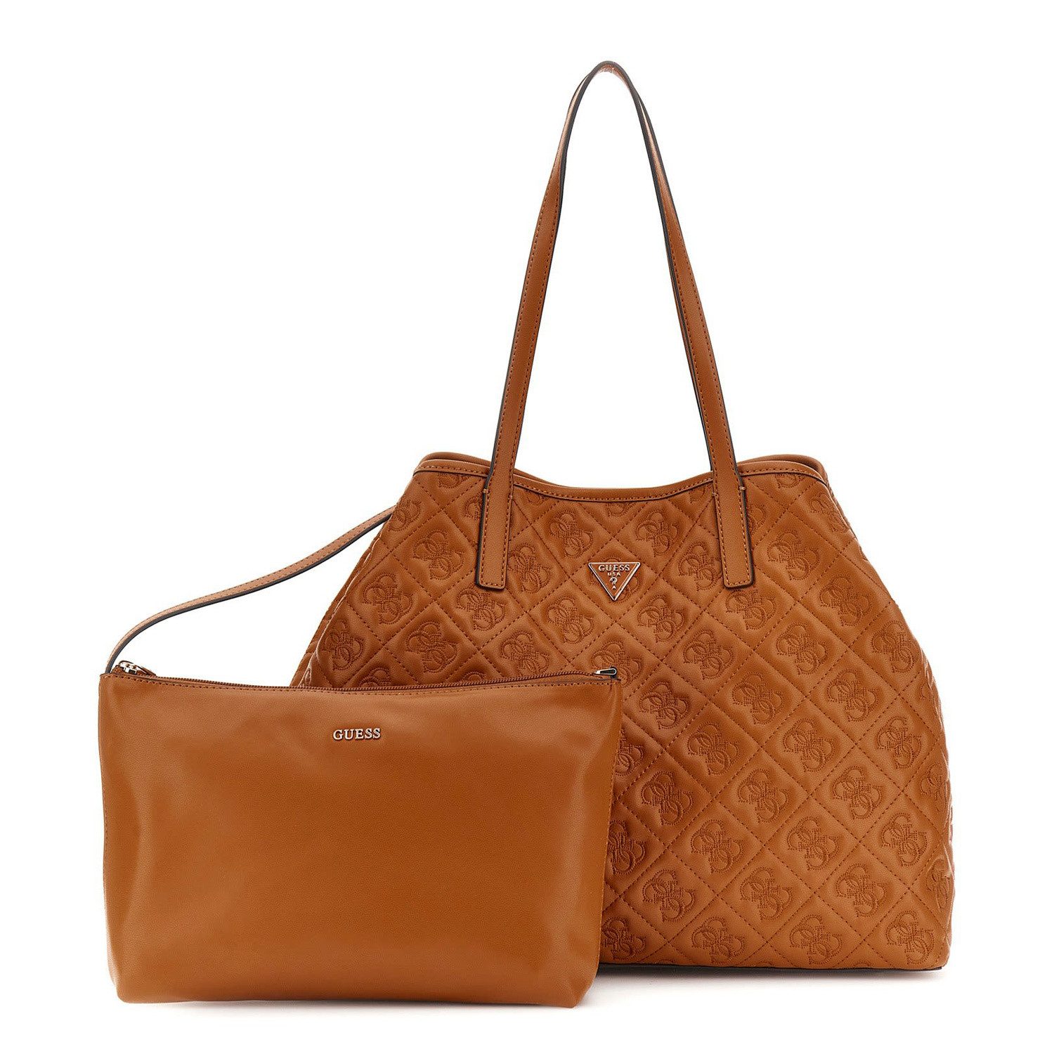 Guess Umhängetasche GUESS Shopper Adelasia caramel