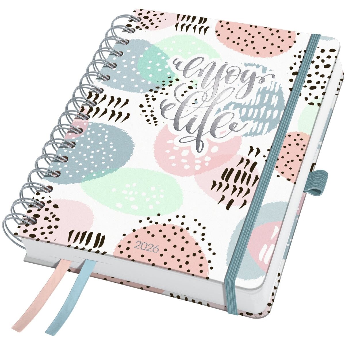 Sigel Taschenkalender Spiral-Kalender Jolie ca. A5