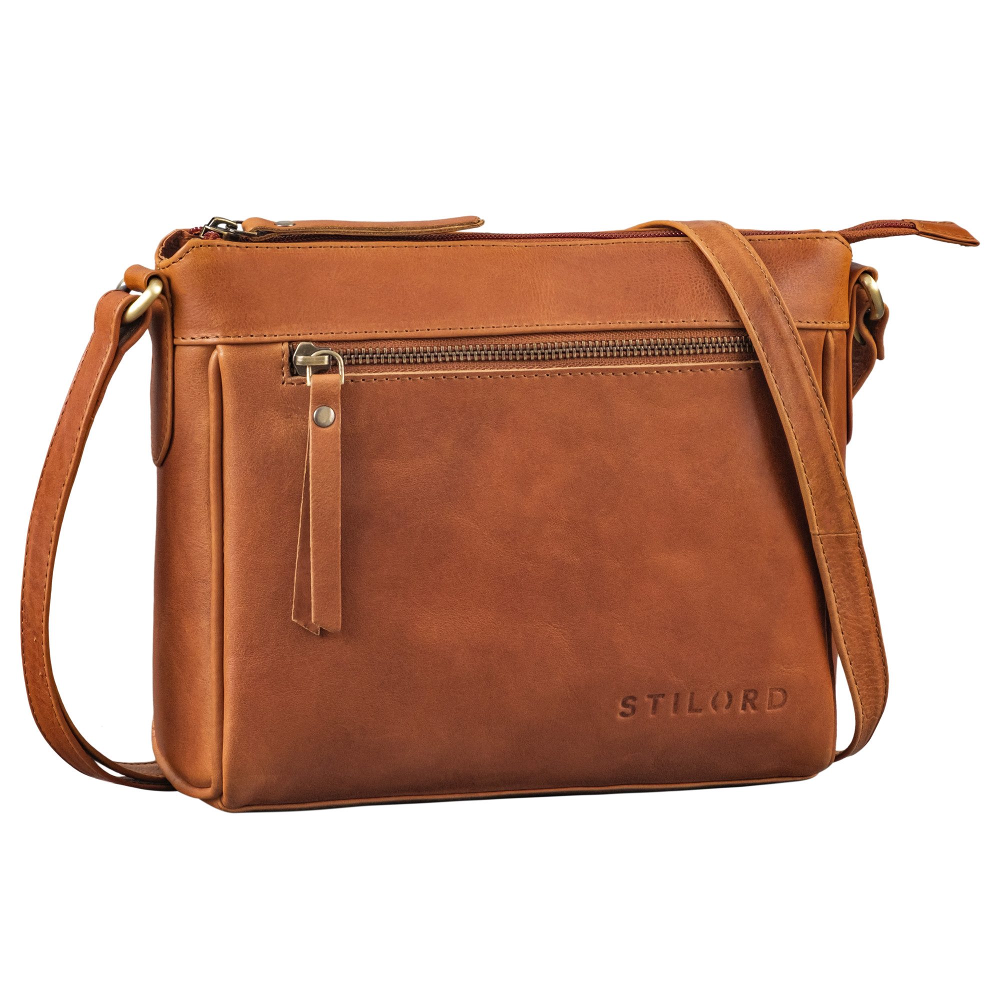 STILORD Handtasche 'Mirabelle' Zeitlose Lederdatsche Handtasche