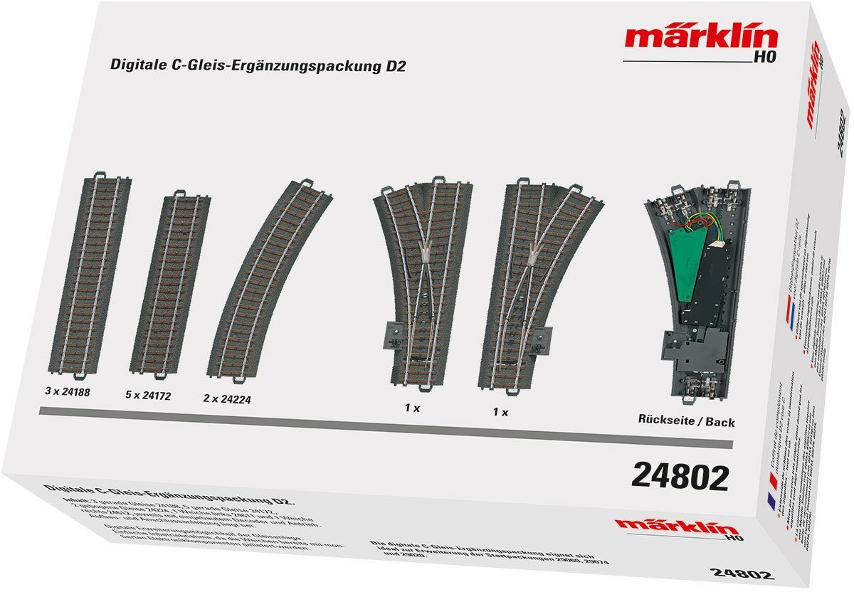 Märklin Gleise-Set Digit. C-Gleis Ergänzungsp. D2,