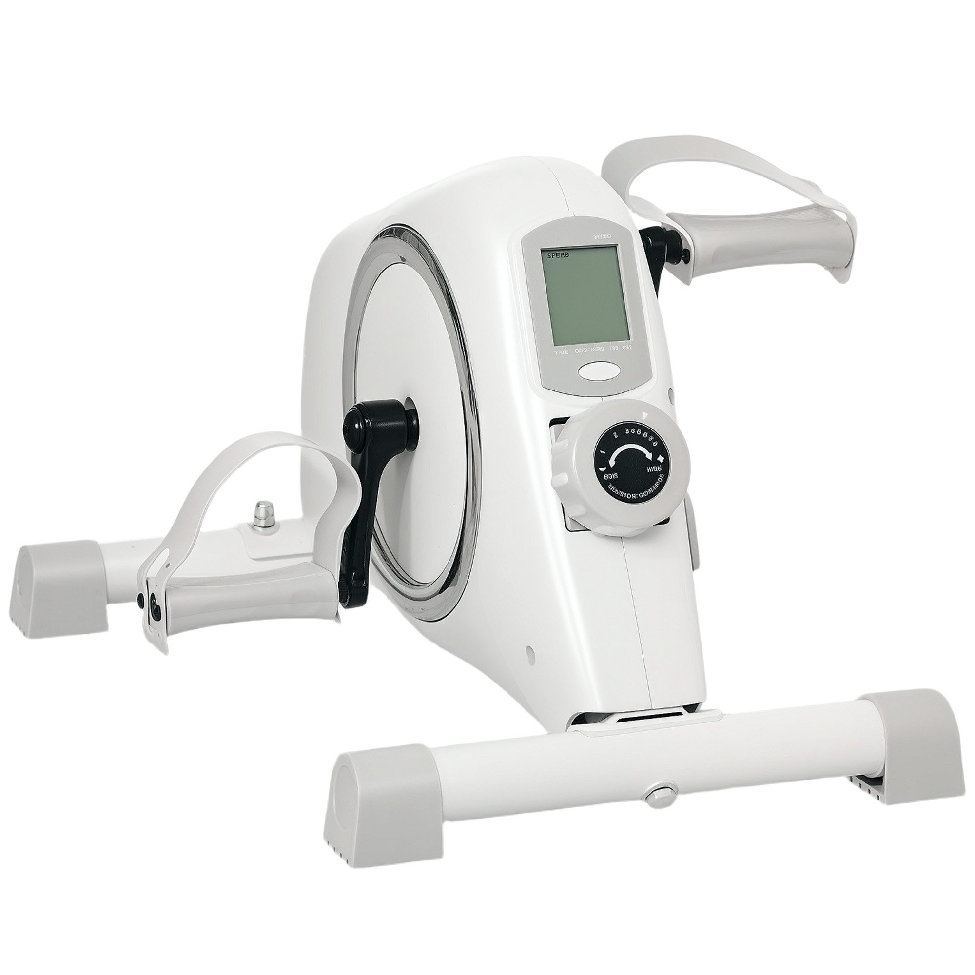 SPORTNOW Heimtrainer Pedaltrainer mit 8 verstellbarem