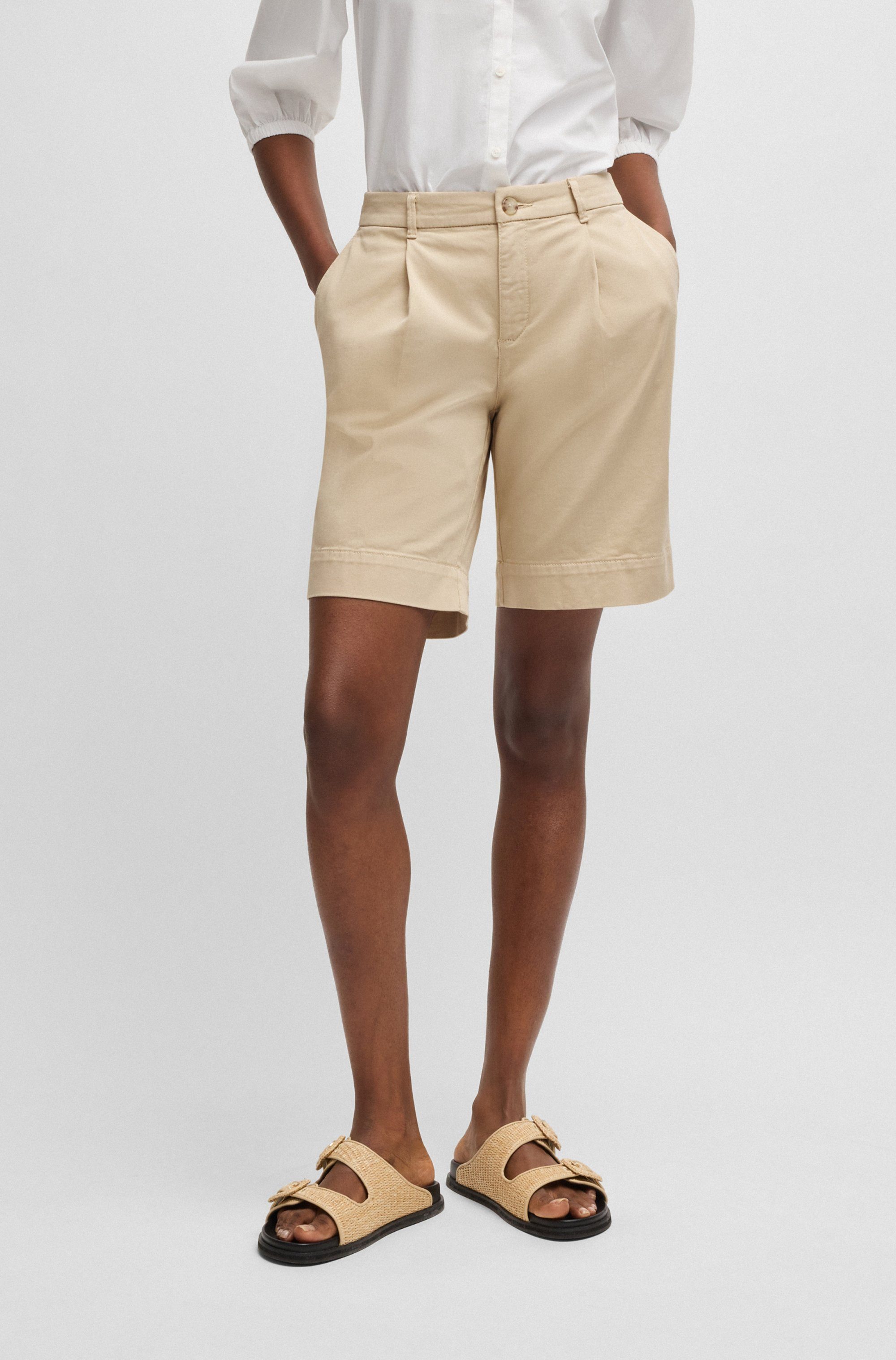 BOSS ORANGE Chinoshorts Taggie Premium Damenmode