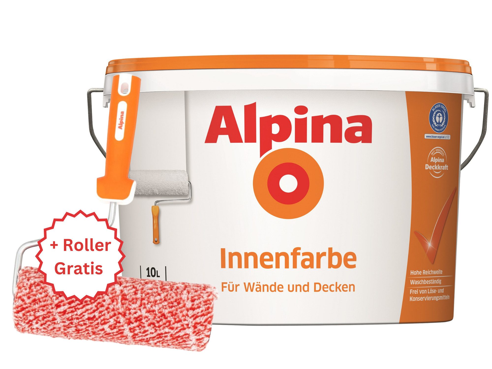 Alpina Wandfarbe Alpina Innenfarbe 10 Liter