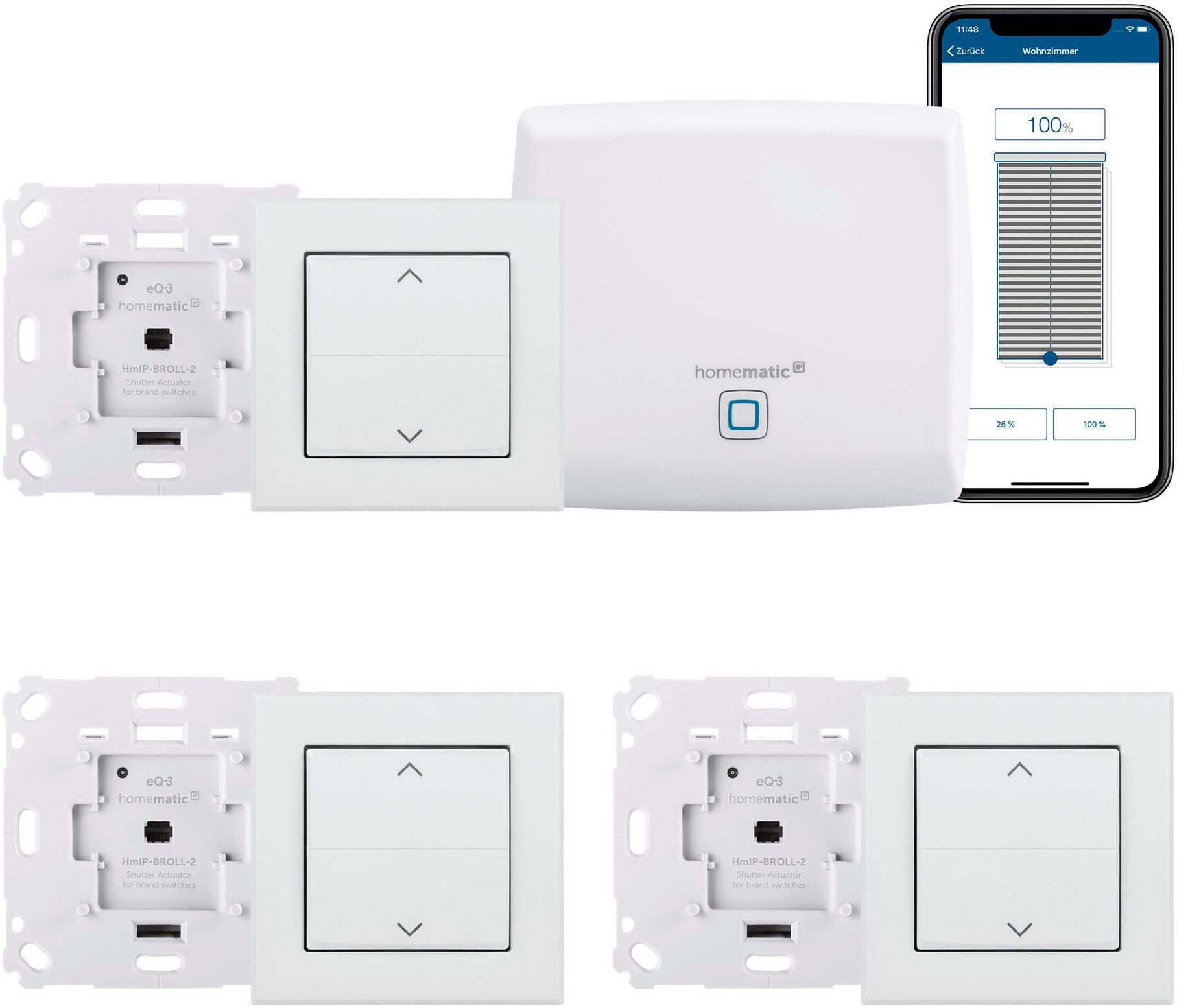 Homematic IP Starter Bundle Smart-Home-Zubehör, Smart