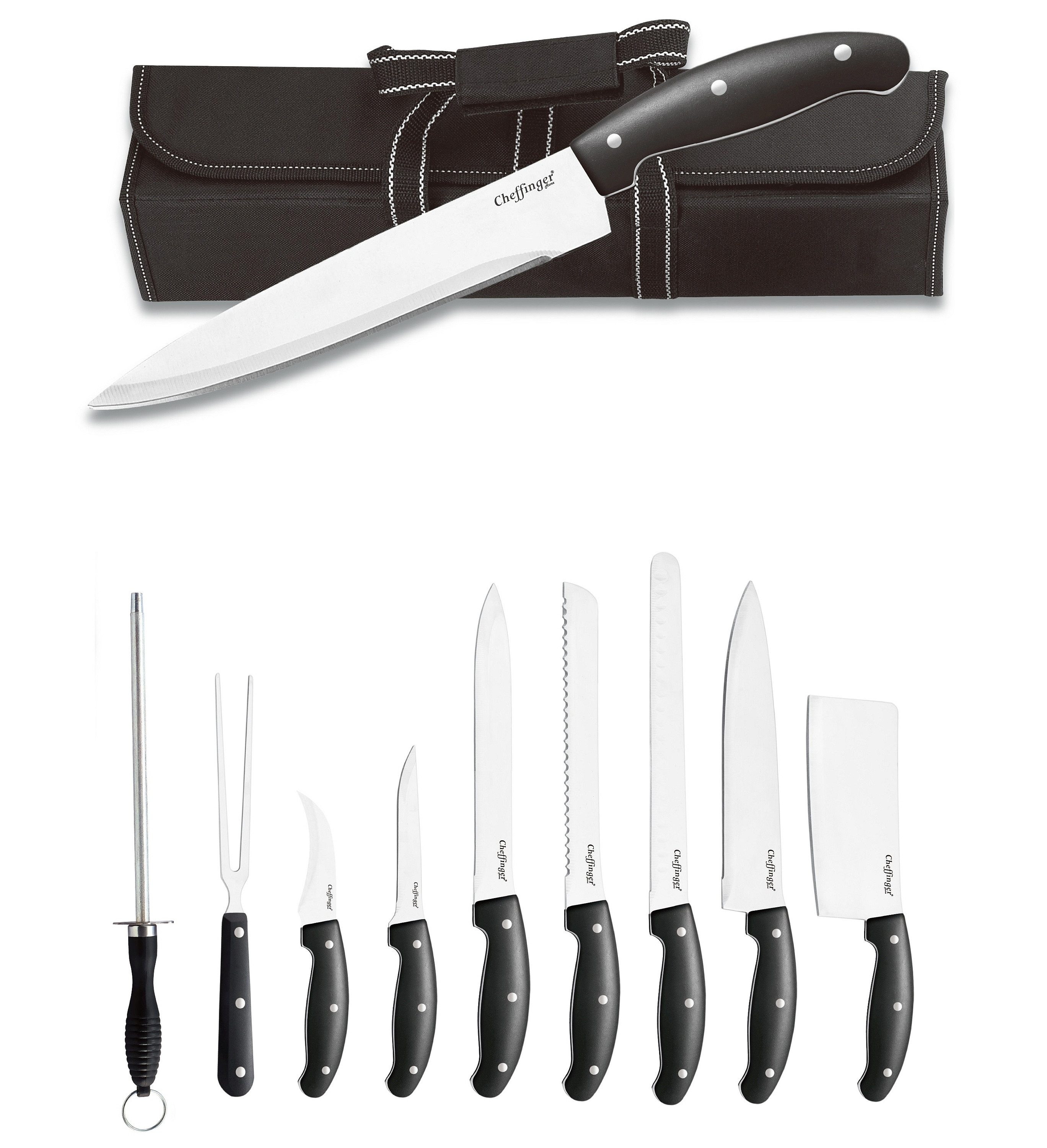 Rungassi Messer-Set Messer Kochmesser Messerset mit