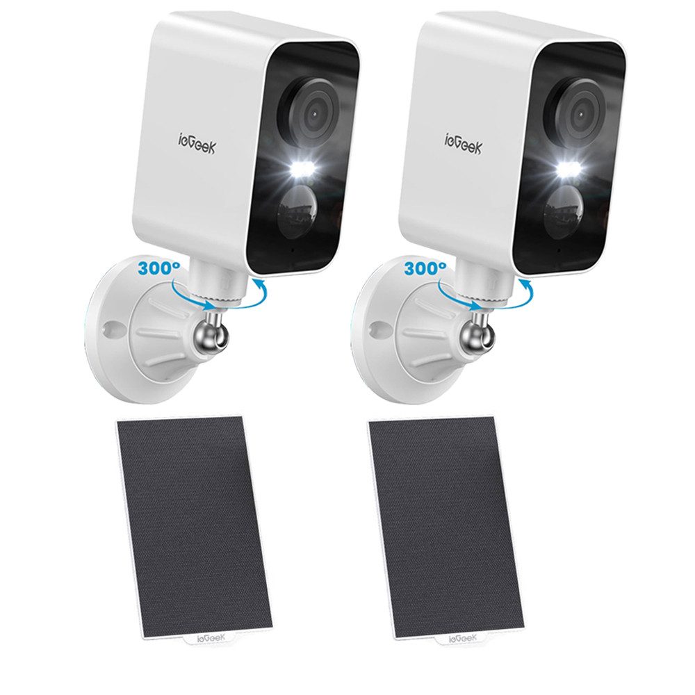 ieGeek Überwachungskamera 2 stk 2K/3MP Überwachungskamera