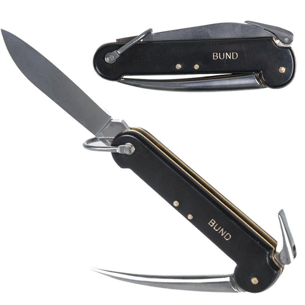 Mil-Tec Taschenmesser Bundeswehr Bordmesser mit Marlspieker,