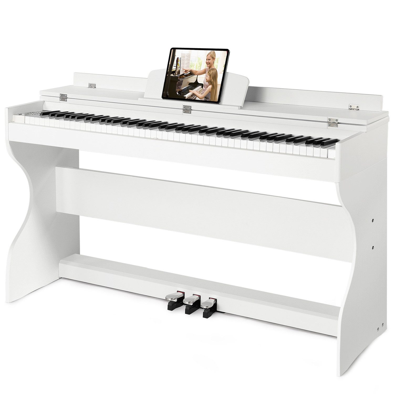 MUSTAR Digitalpiano E-Piano mit 88 Tasten,