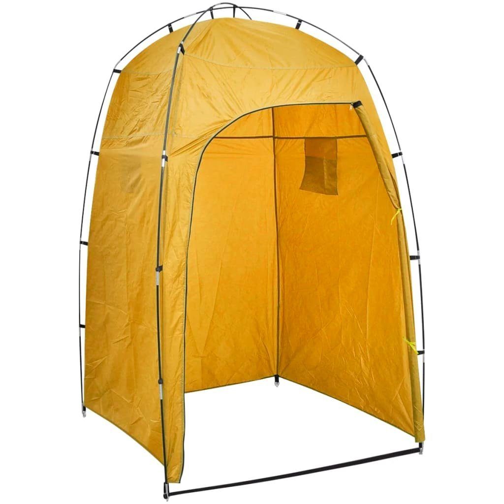 vidaXL Solardusche Dusch-/WC-/Umkleidezelt Gelb