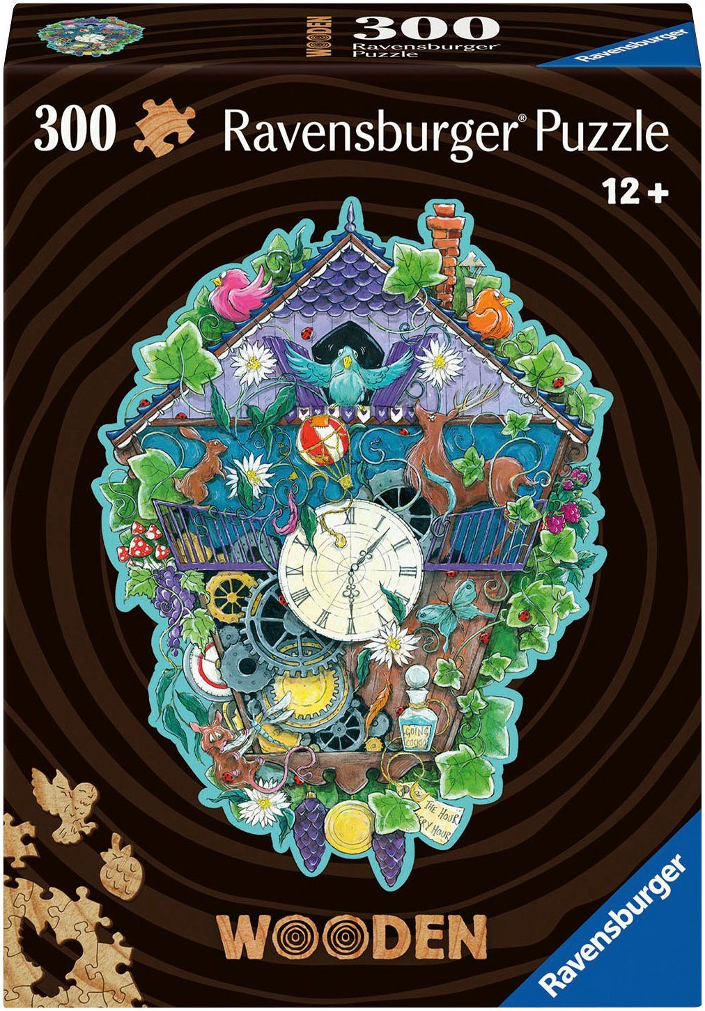 Ravensburger Puzzle Kuckucksuhr, 300 Puzzleteile, Made