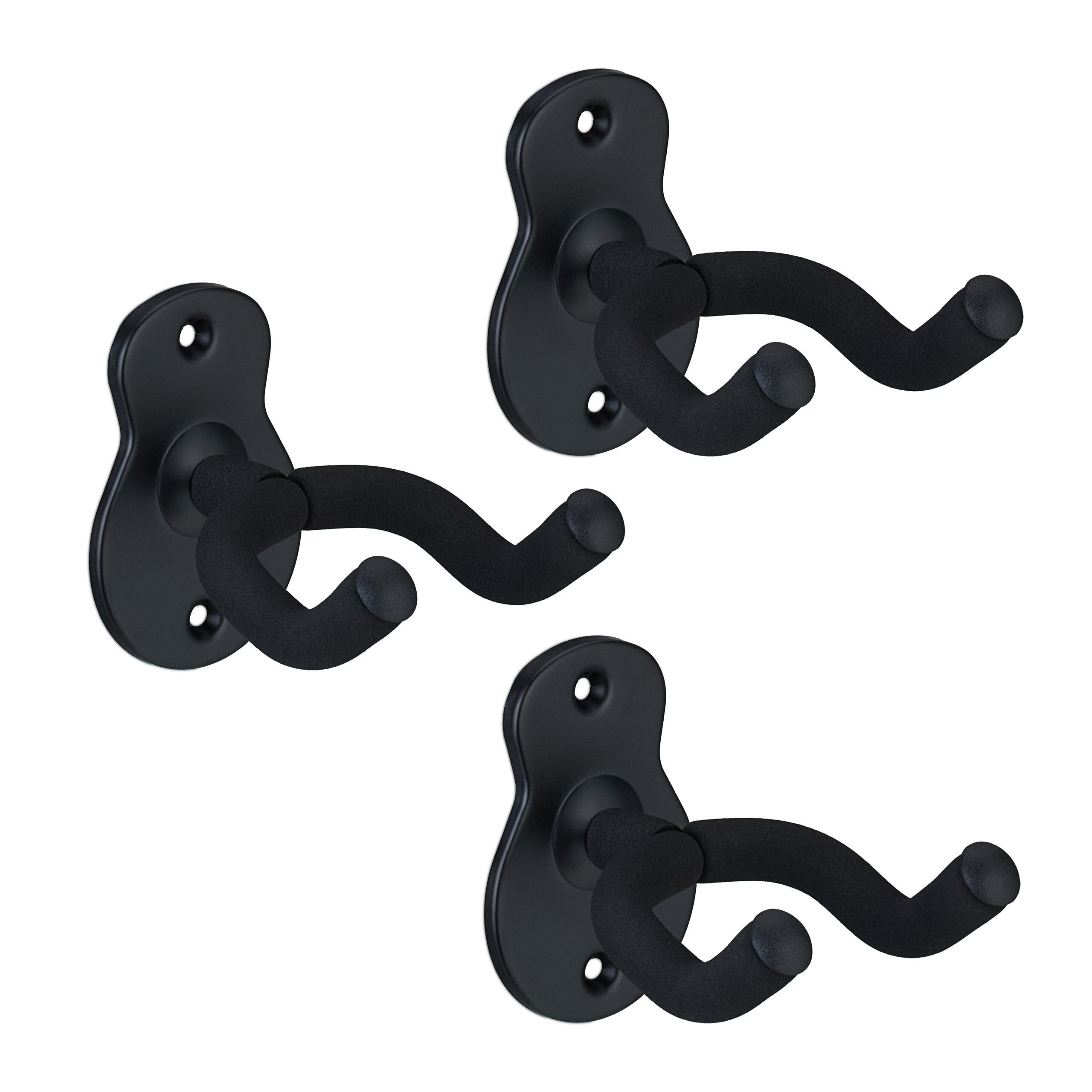 relaxdays Gitarrenständer Gitarrenhalter für die Wand