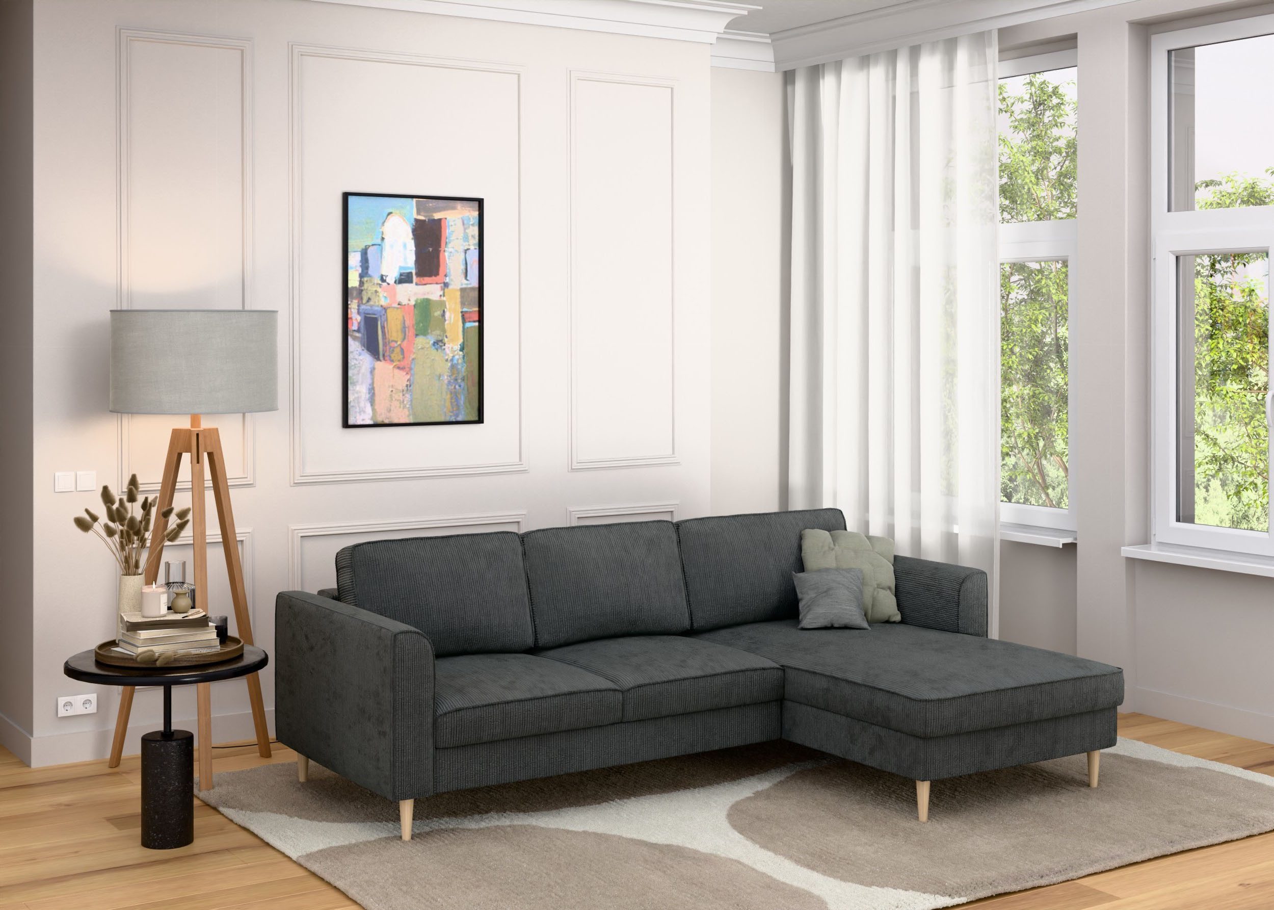 Home affaire Ecksofa Booster Couch wahlweise