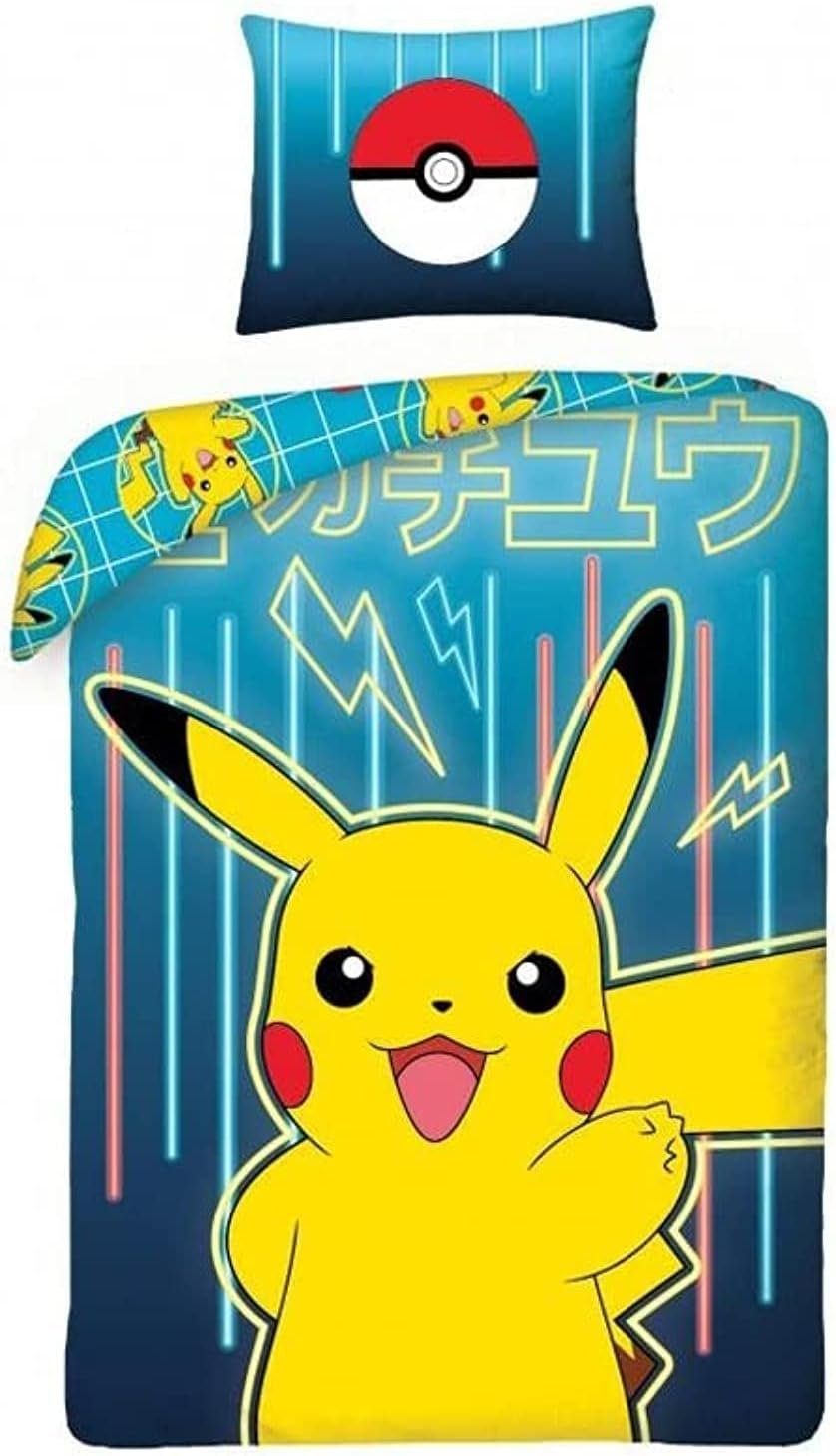 POKÉMON Bettwäsche Pokemon Wende Bettwäsche Set