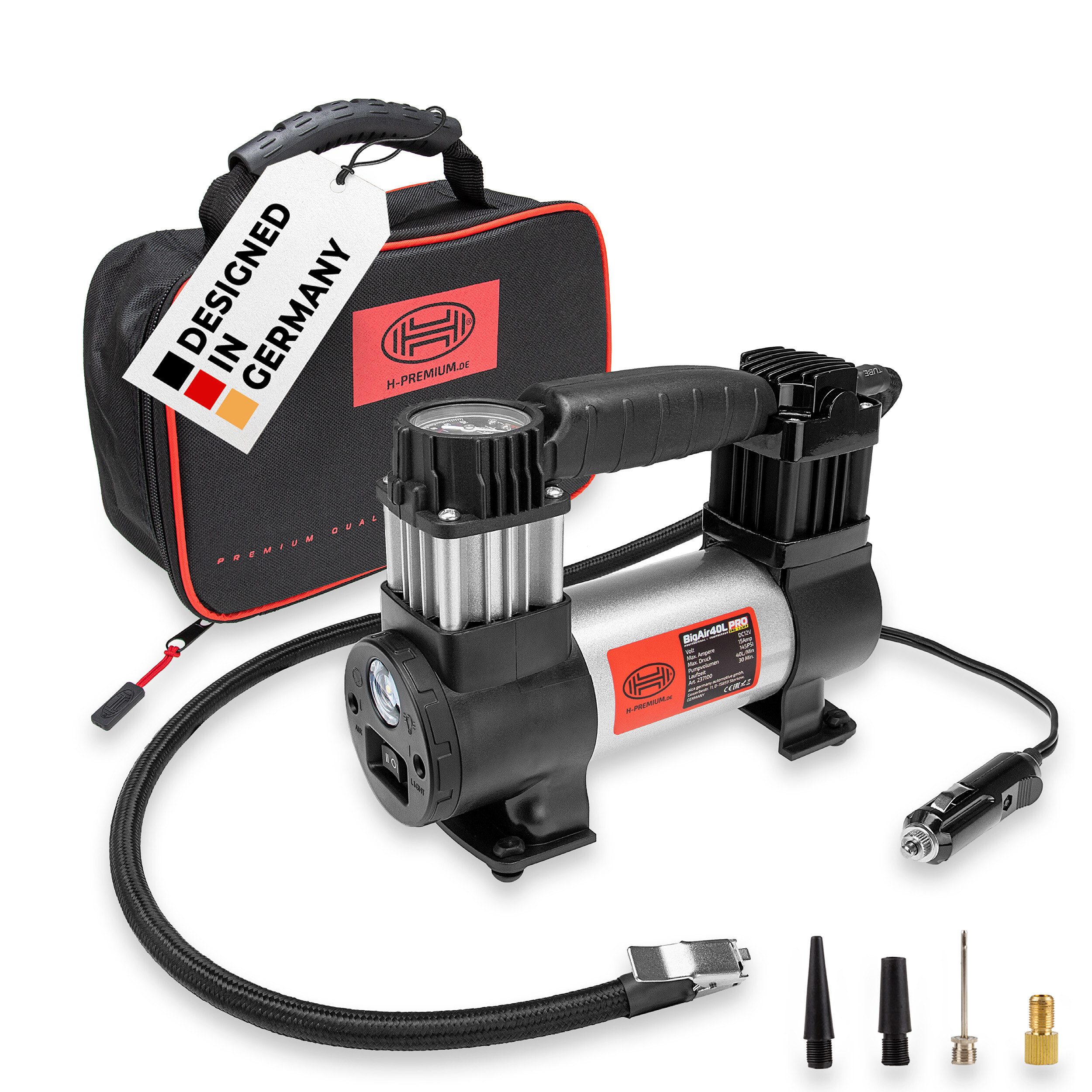 HEYNER Kompressor Auto Kompressor elektr. Luftpumpe