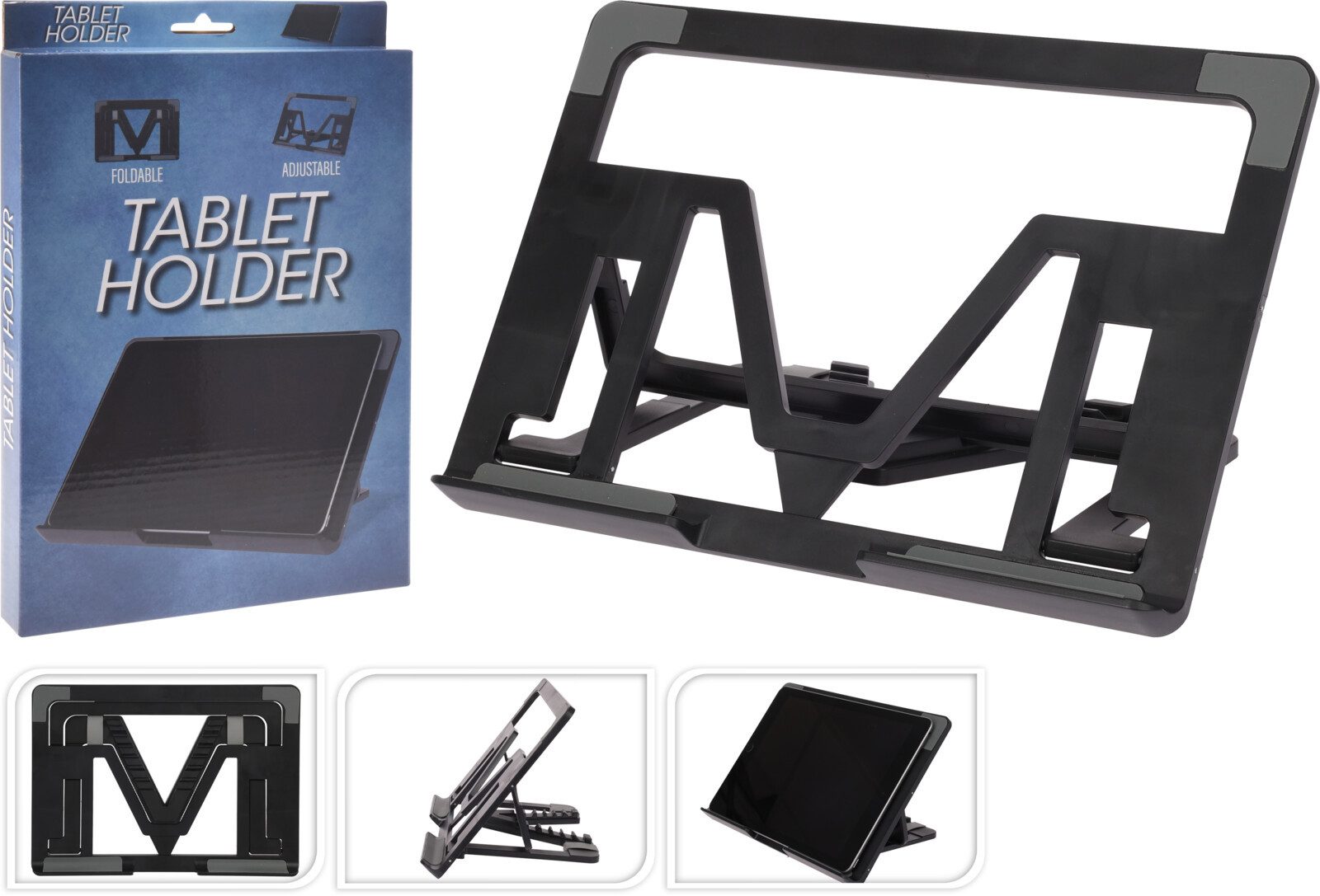 Koopman Tablet-Ständer Schwarz, (1-tlg., Universell, Tablet-Halterung,