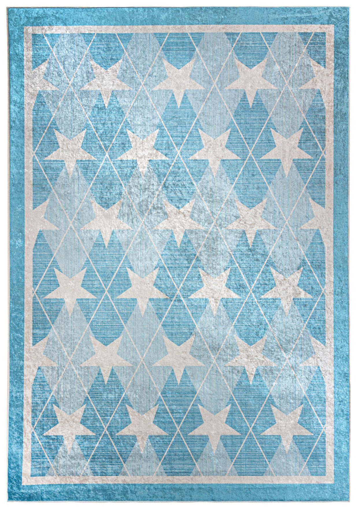 Mazovia Kinderteppich Kinderteppich Sterne Kinderzimmer, 80