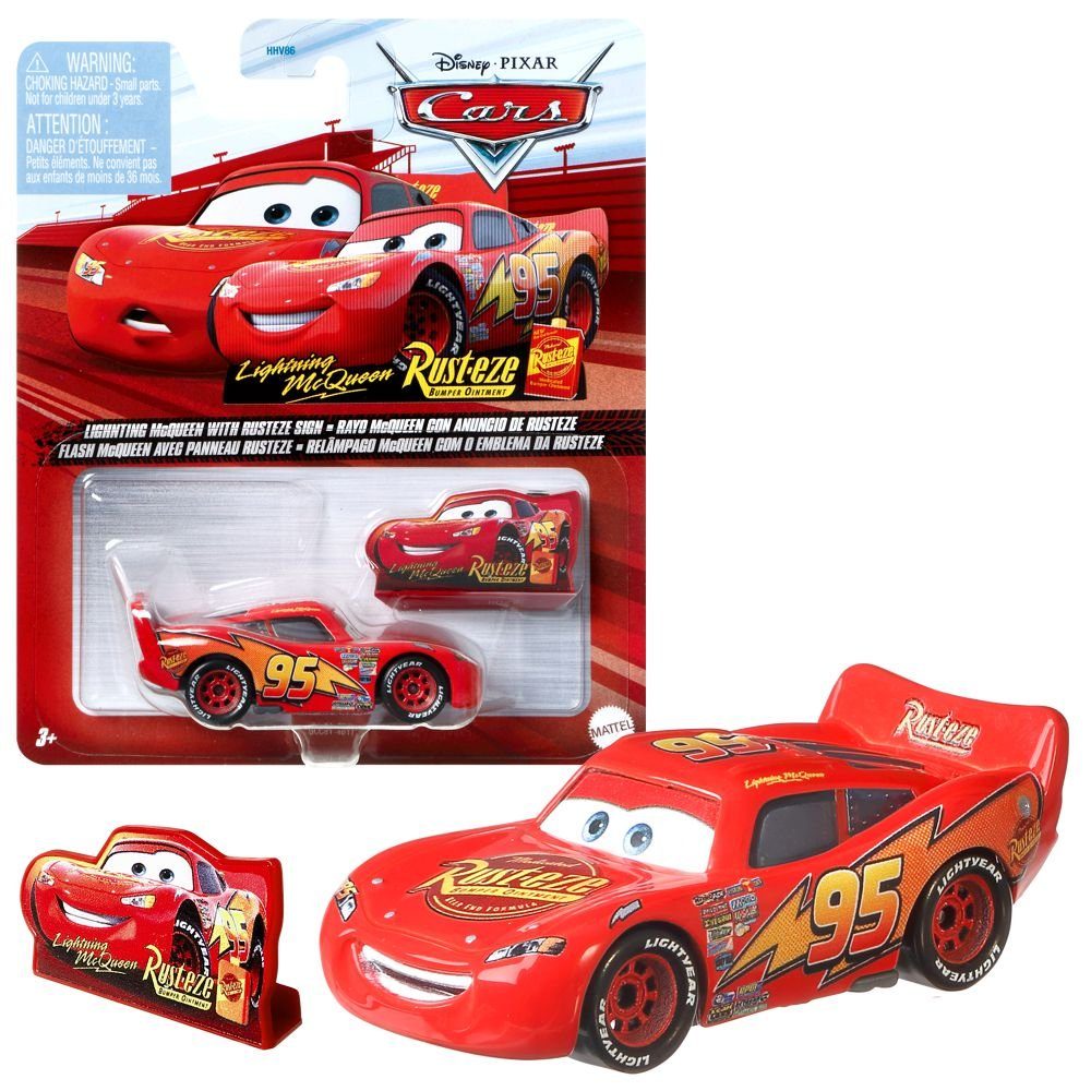 Disney Cars Spielzeug-Rennwagen Lightning mit Sign