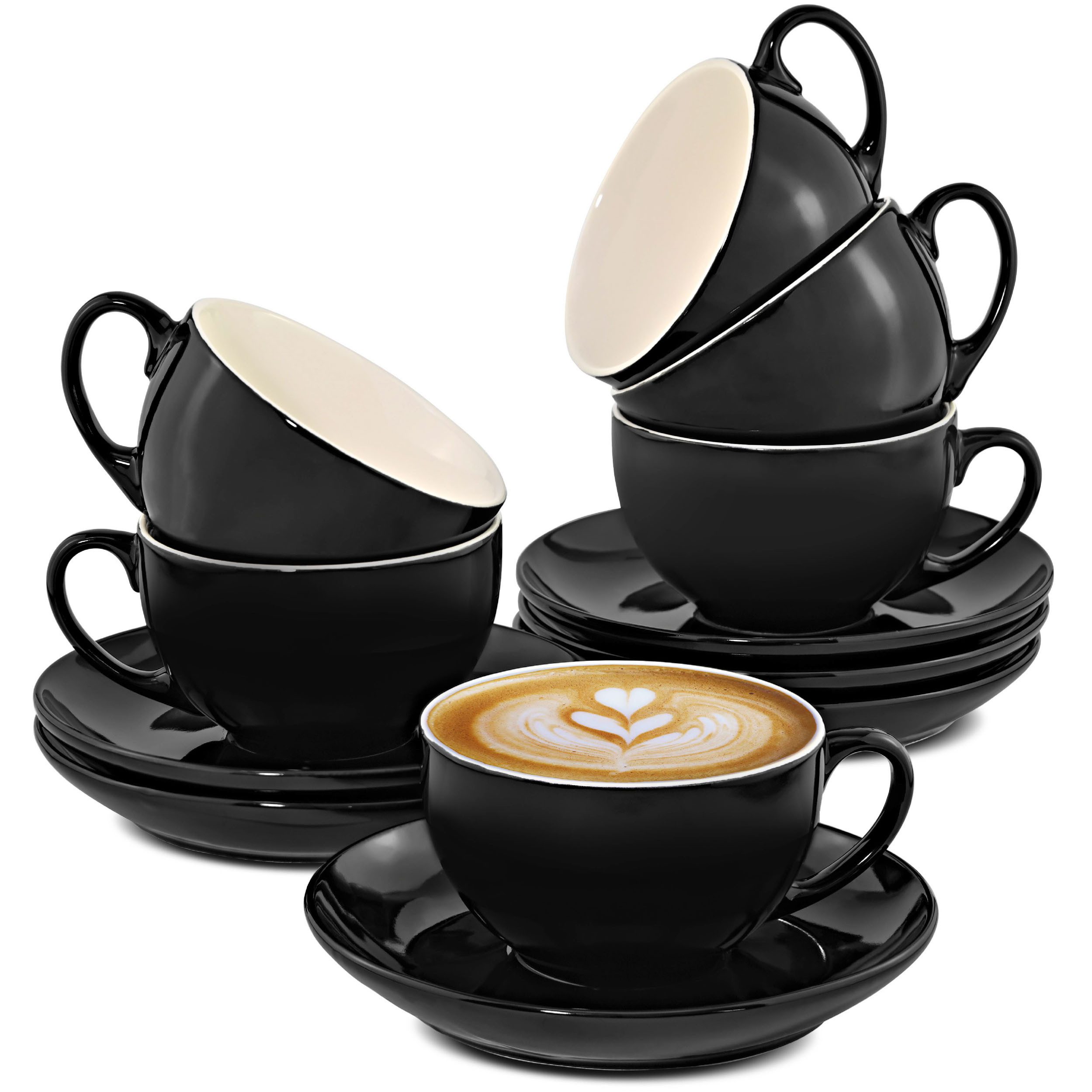 Cosumy Cappuccinotasse 6 Cappuccino Tassen Set