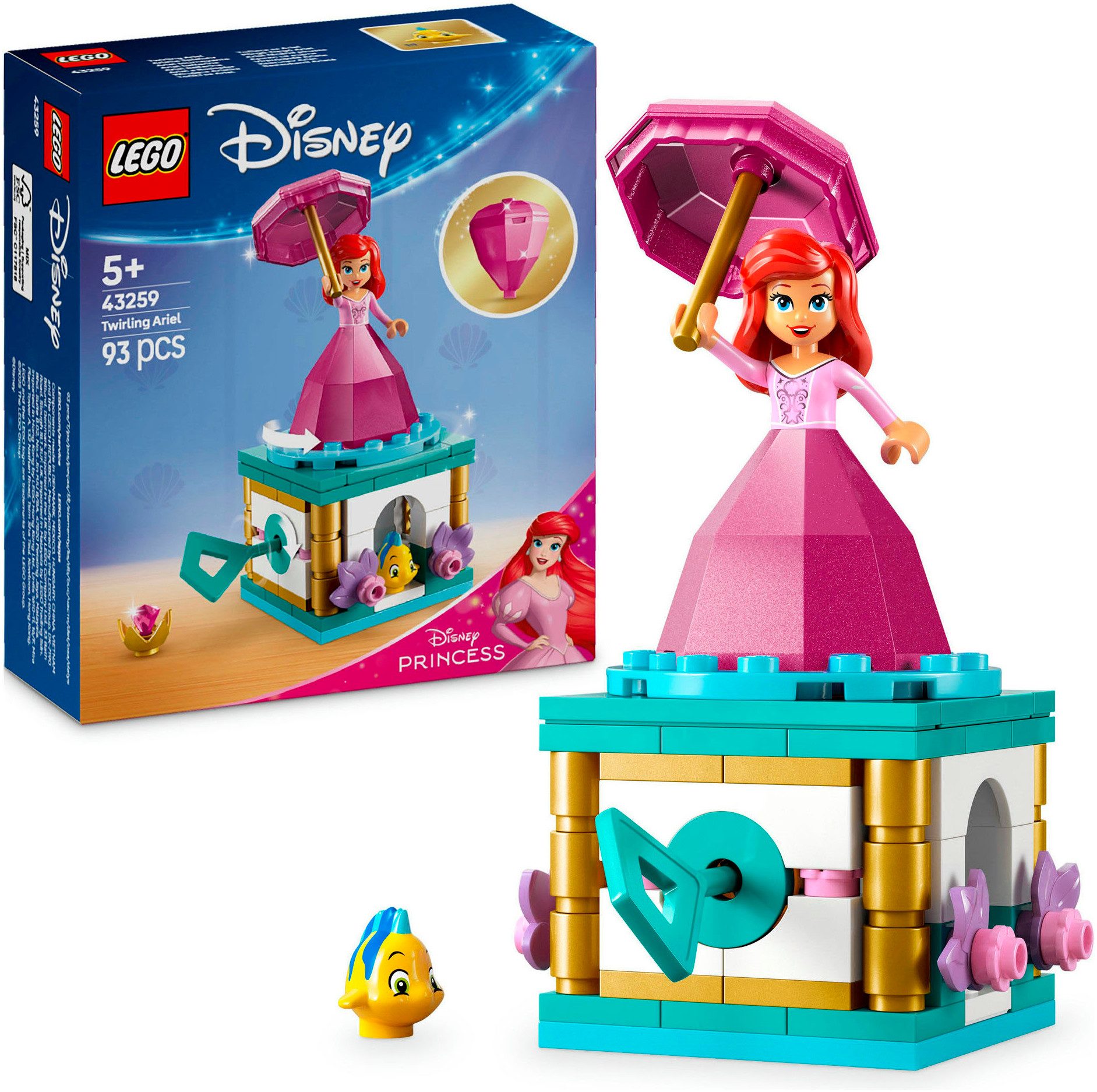 LEGO® Arielle Spieluhr (43259), LEGO Disney