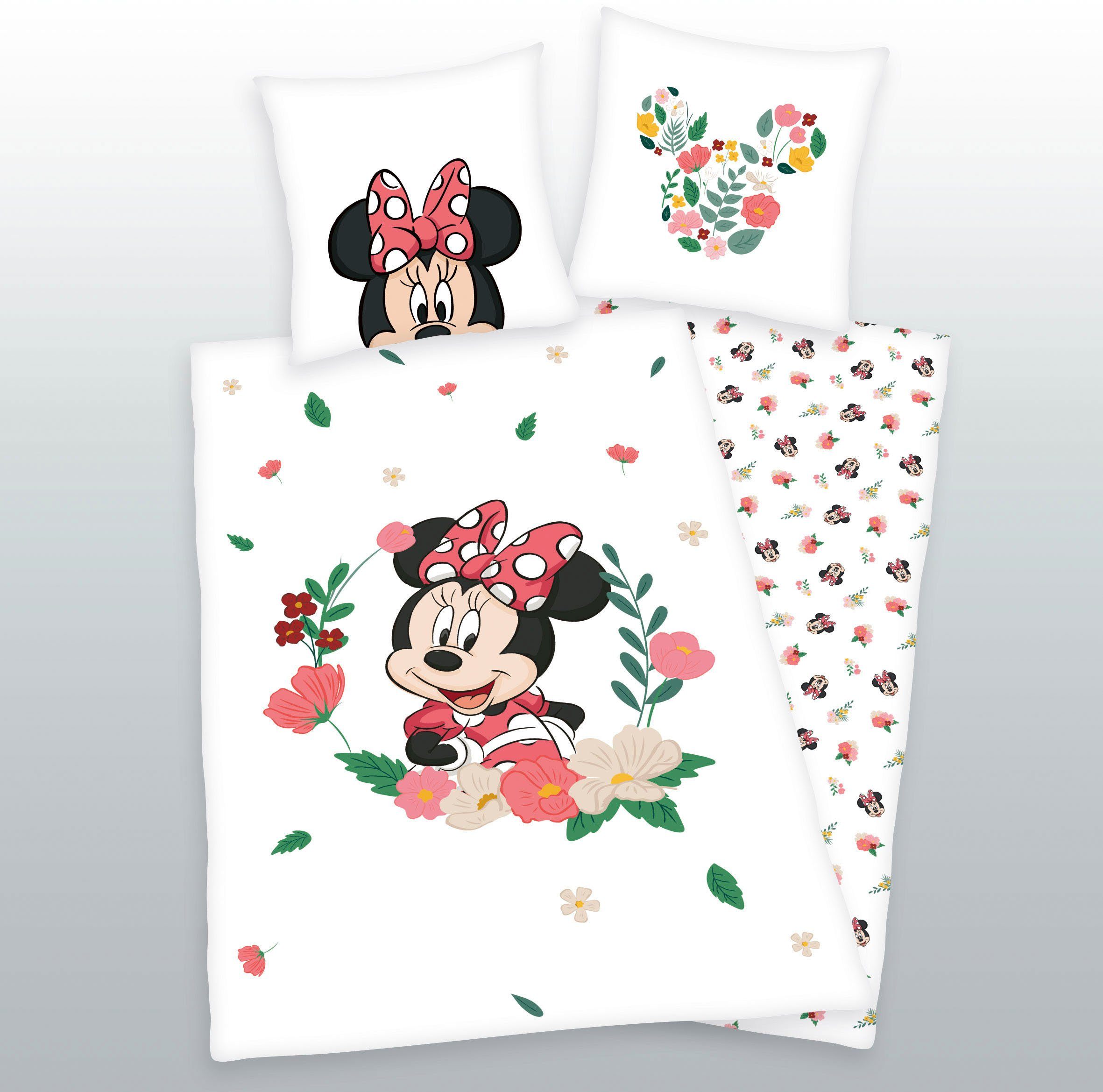 Disney Wendebettwäsche Disney Minnie Mouse, Flanell,