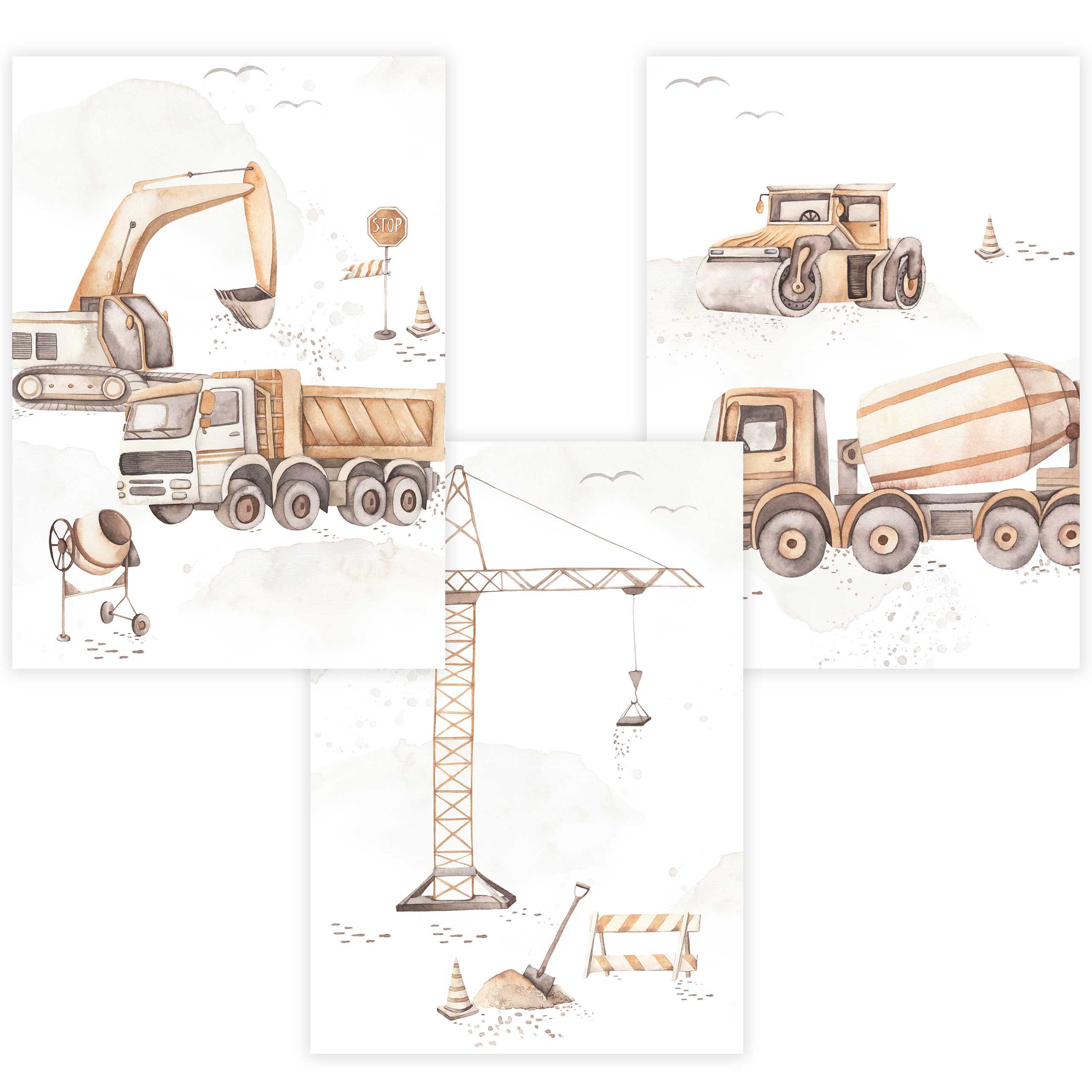 WANDKIND Poster Kinder Poster 3er Set