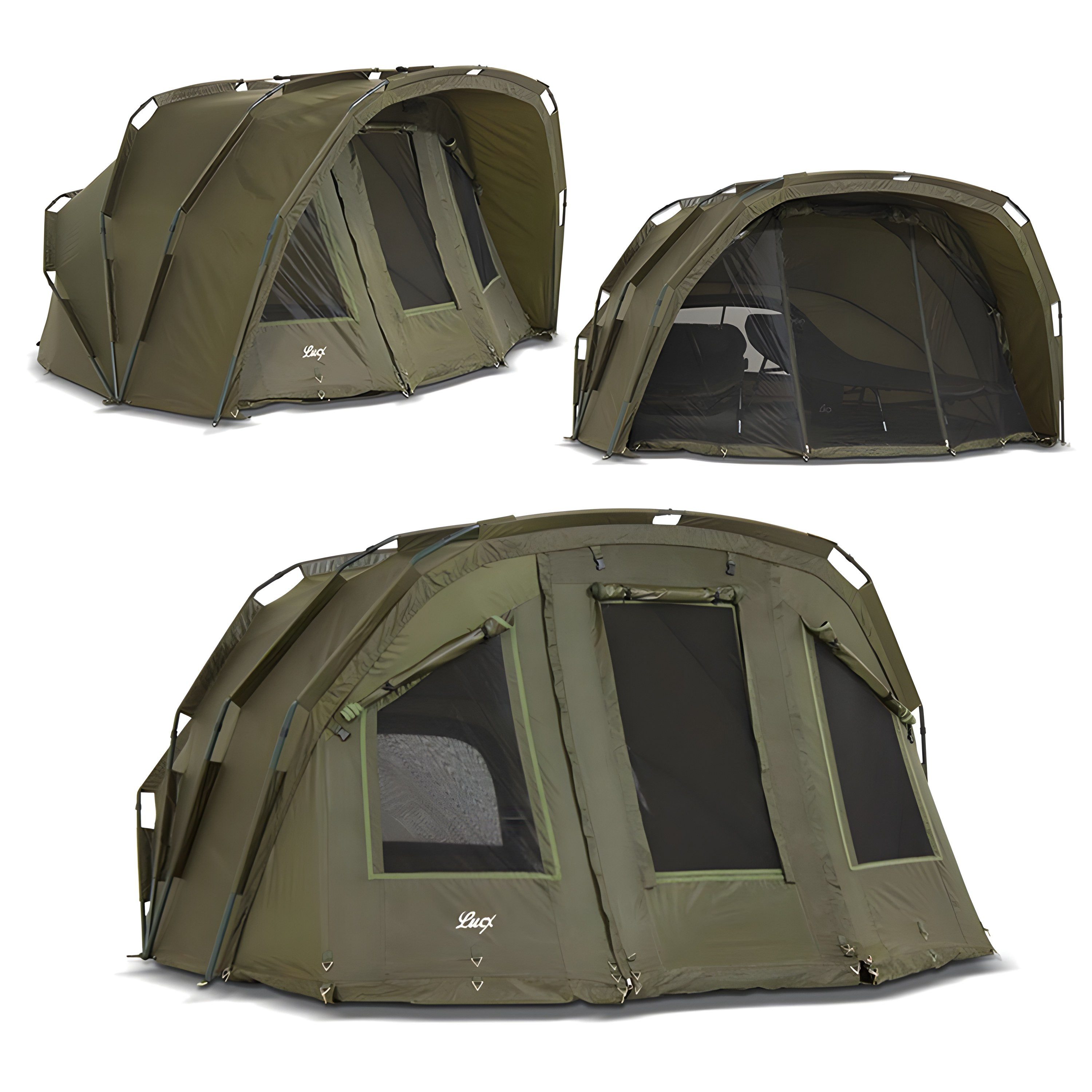Lucx Angelzelt Tiger Karpfenzelt Bivvy, Personen: