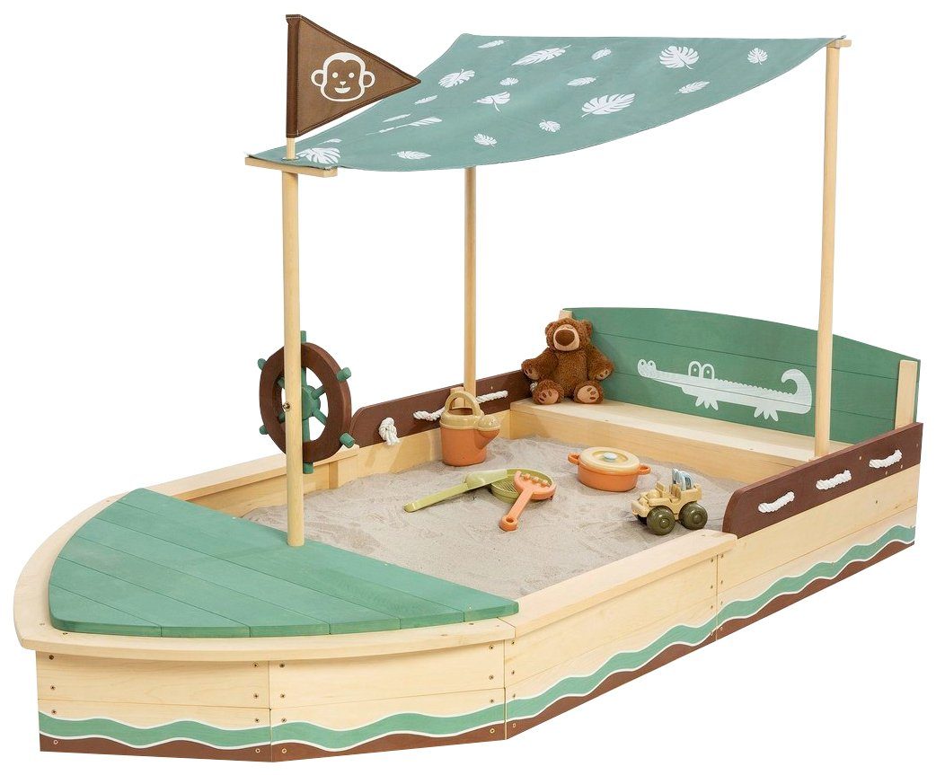 MUDDY BUDDY® Sandkasten Jungle King, natur