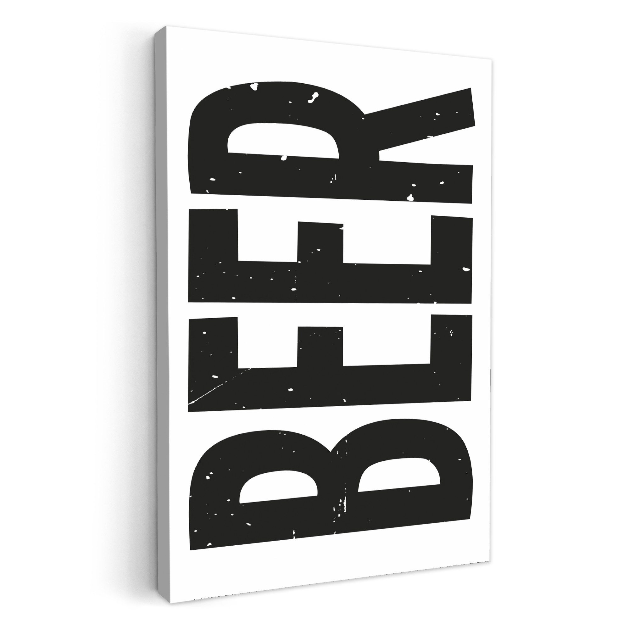OneMillionCanvasses® Leinwandbild Bier - Japandi -