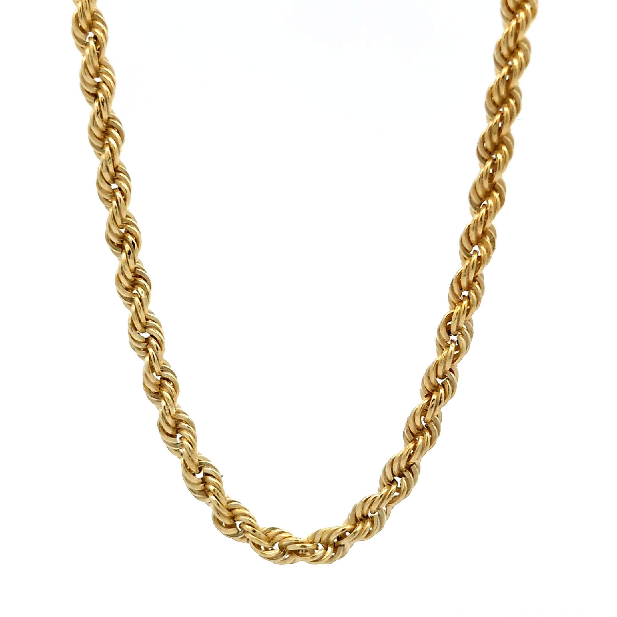 HOPLO Goldkette Goldkette Kordelkette Länge 40