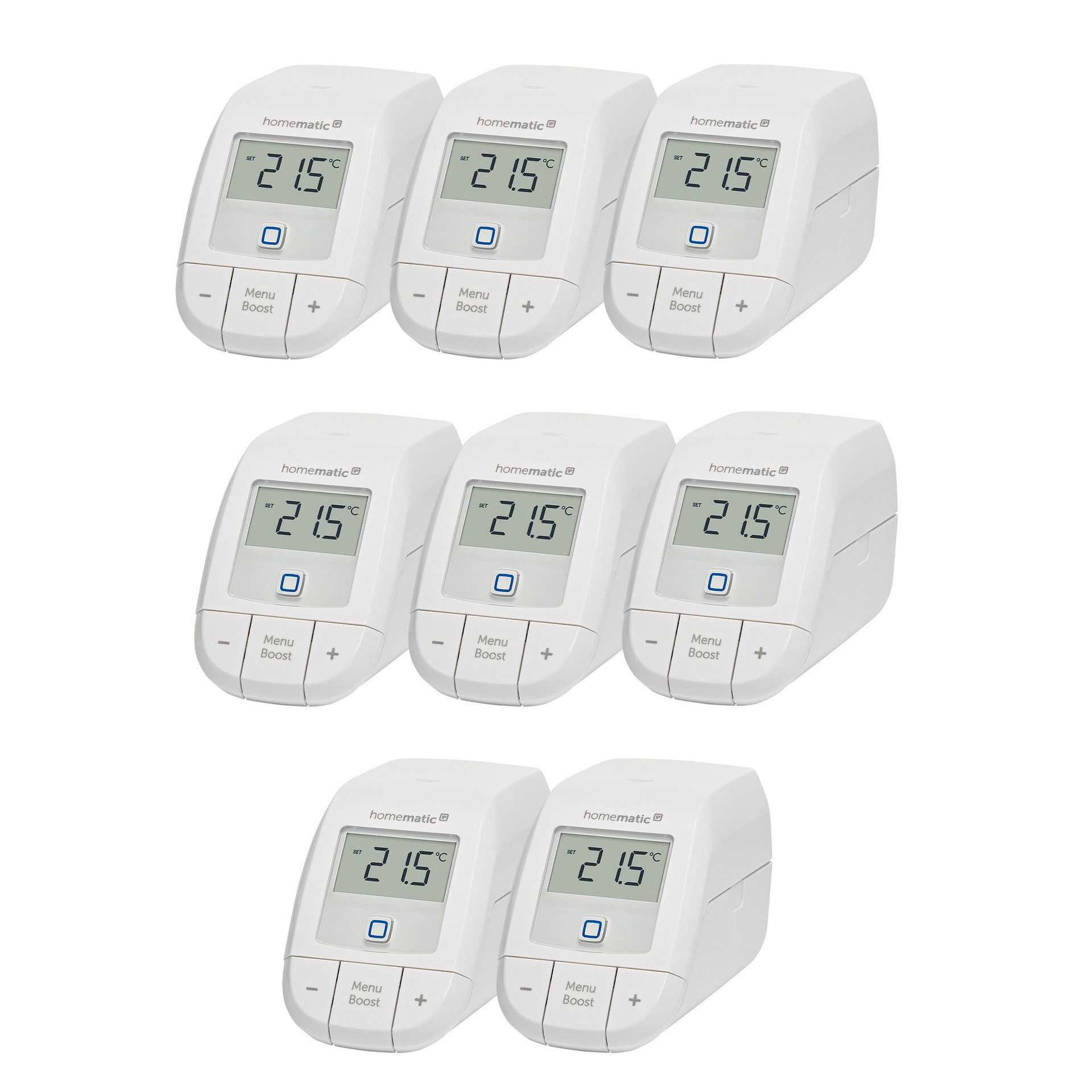 Homematic IP Heizkörperthermostat 8er Set Heizkörperthermostat