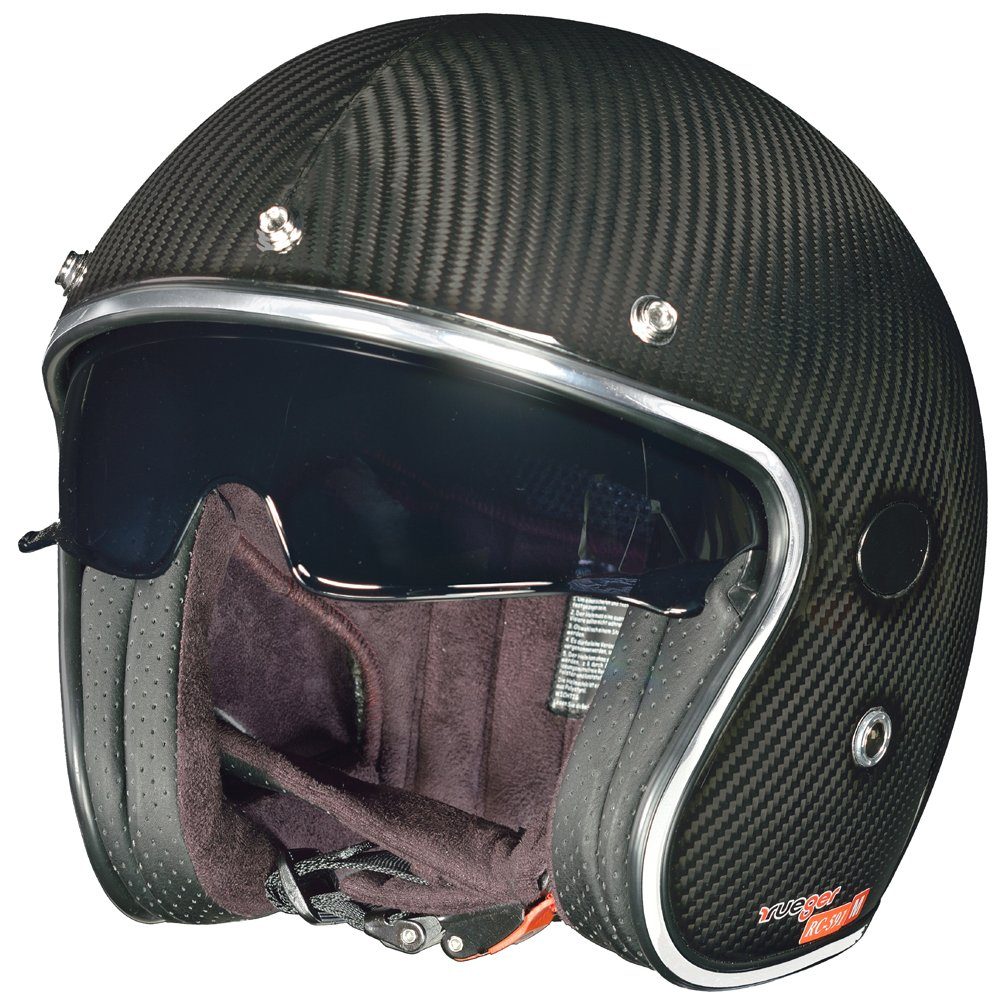 rueger-helmets Motorradhelm RC-591 Carbon Jethelm Motorradhelm