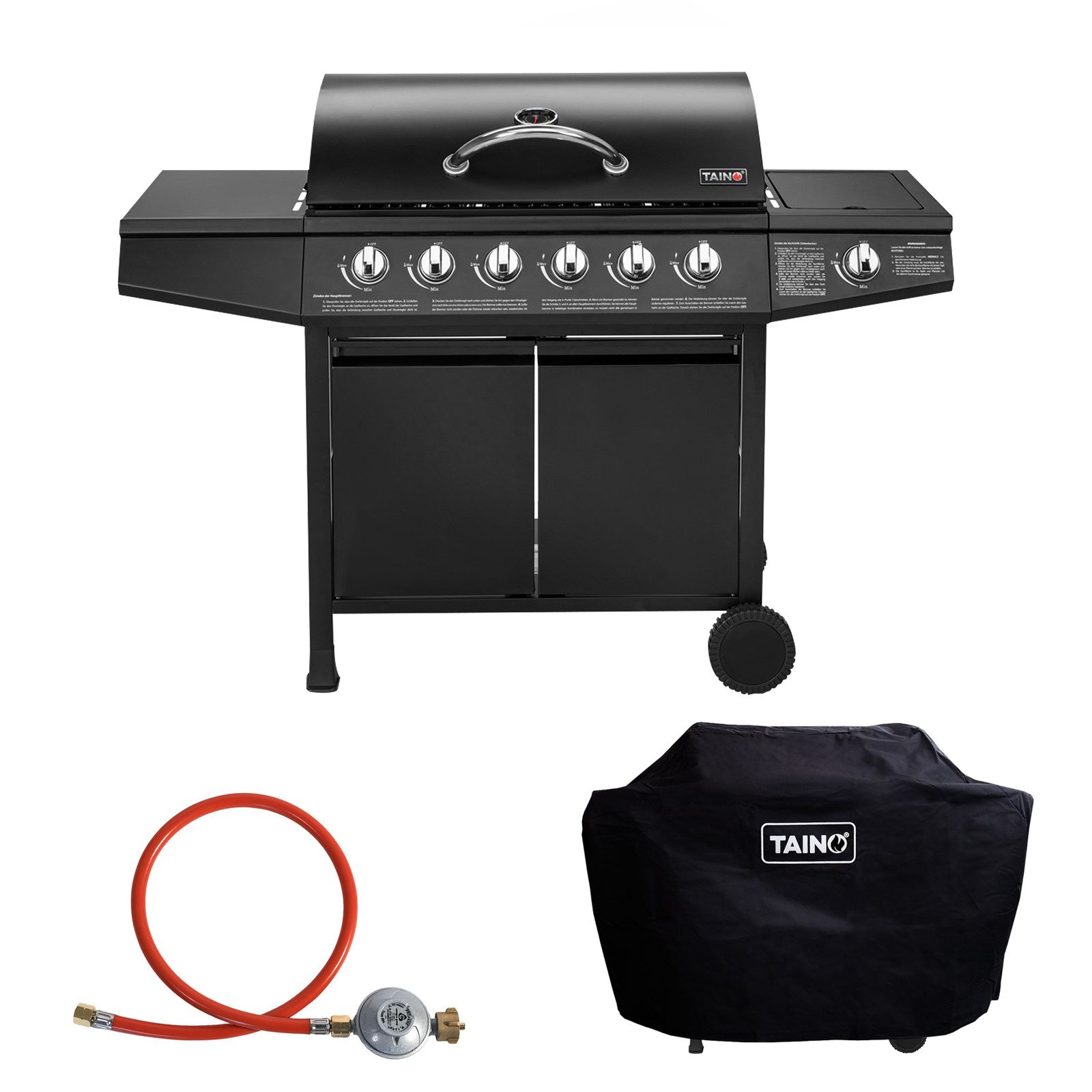 TAINO Gasgrill BASIC 6+1, Gasgrill mit